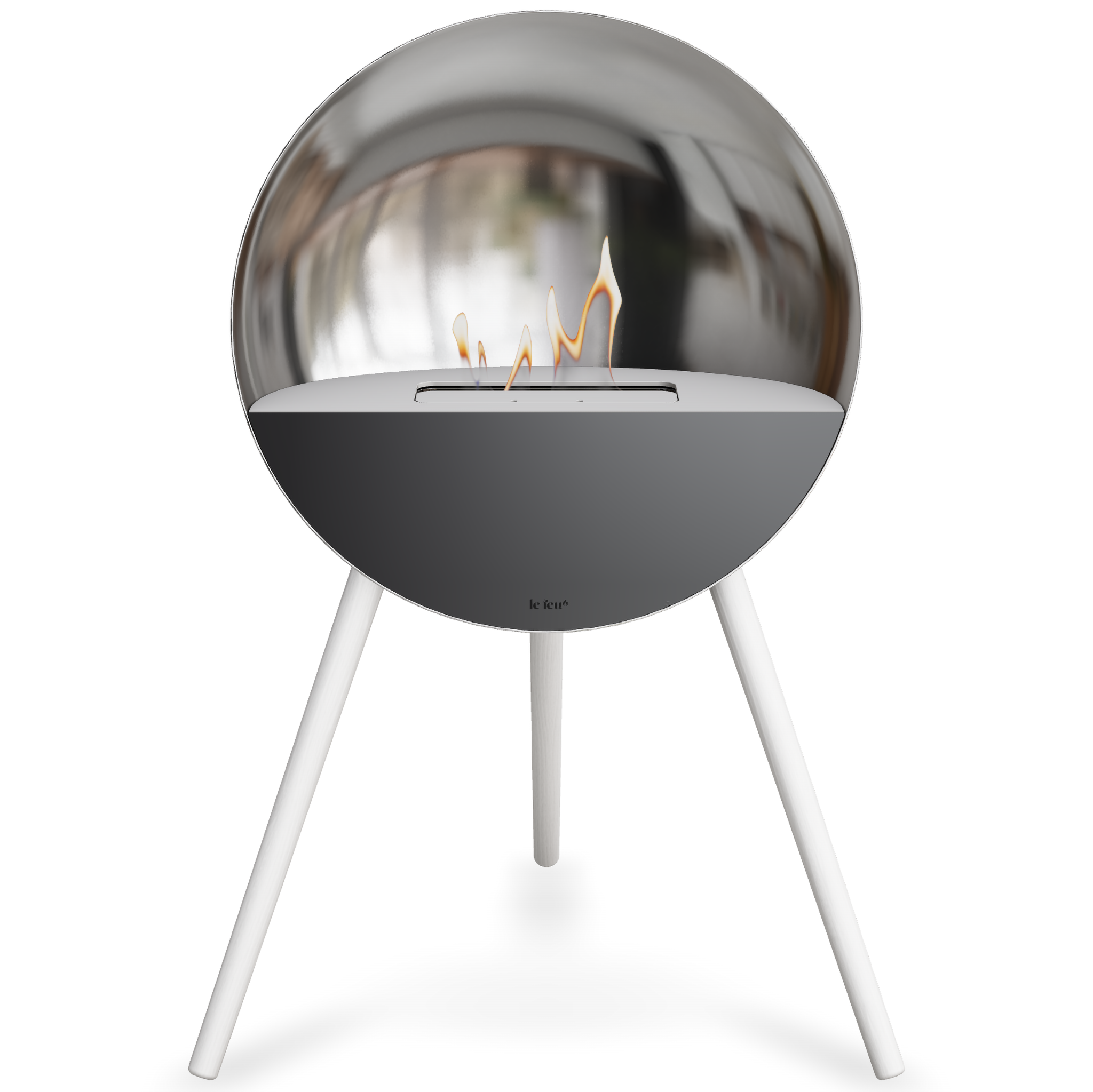Eye Silver Bio Fireplace