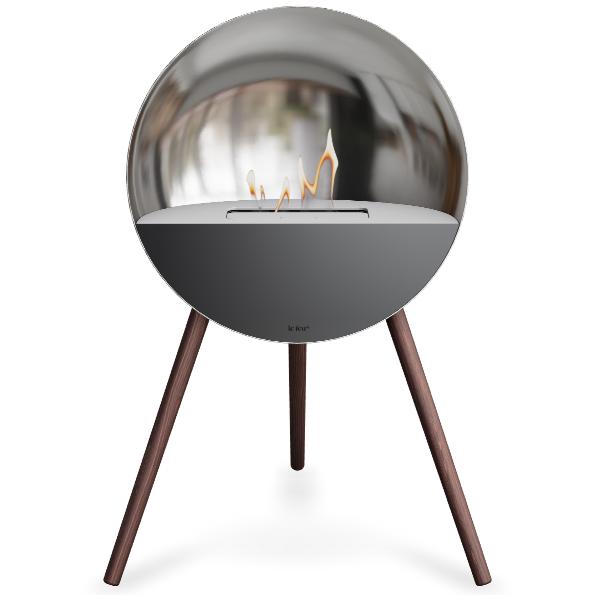 Eye Silver Bio Fireplace