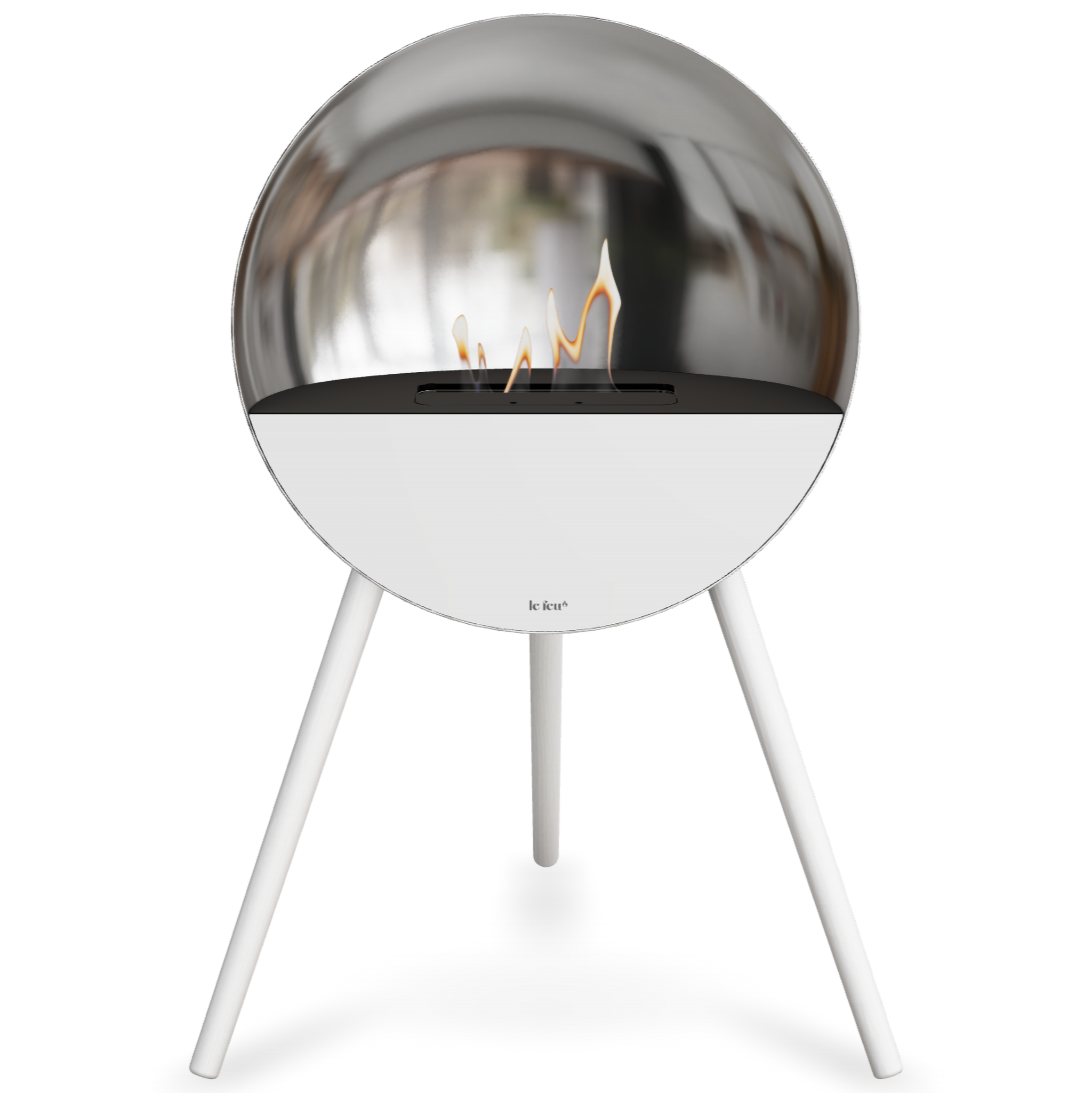 Eye Silver Bio Fireplace
