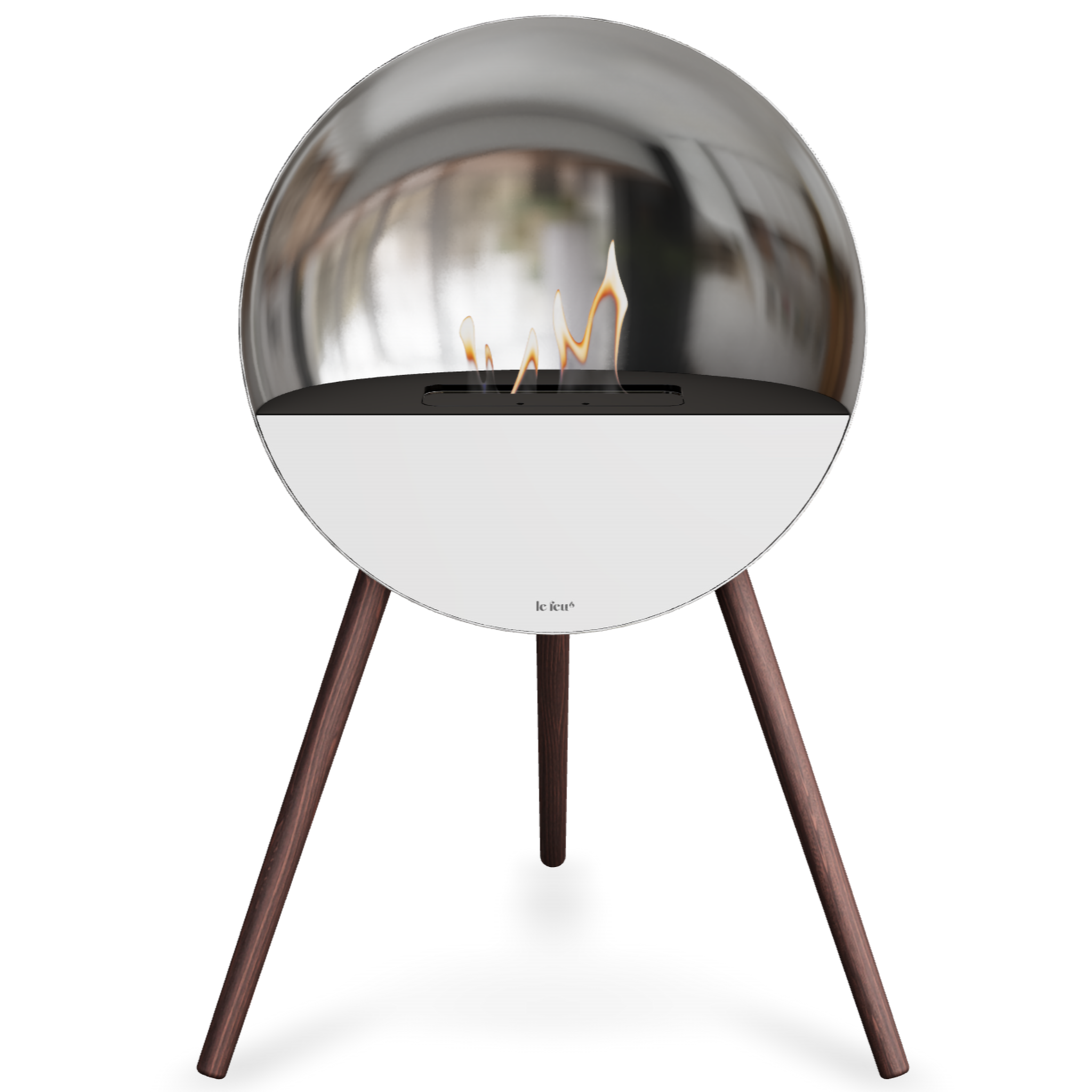 Eye Silver Bio Fireplace