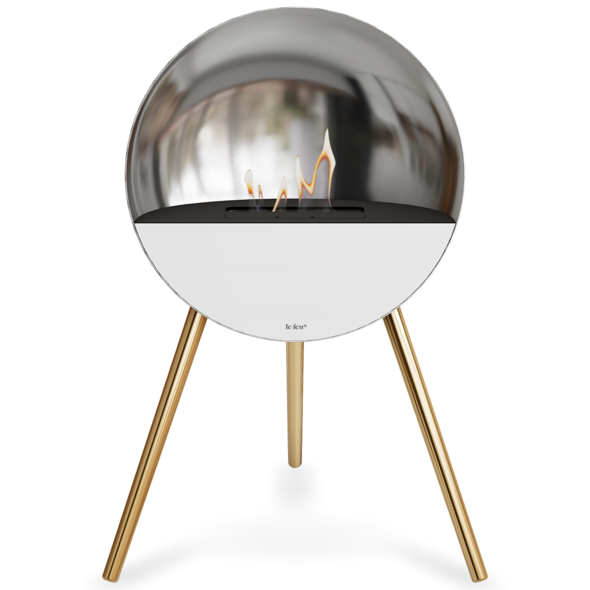 Eye Silver Bio Fireplace