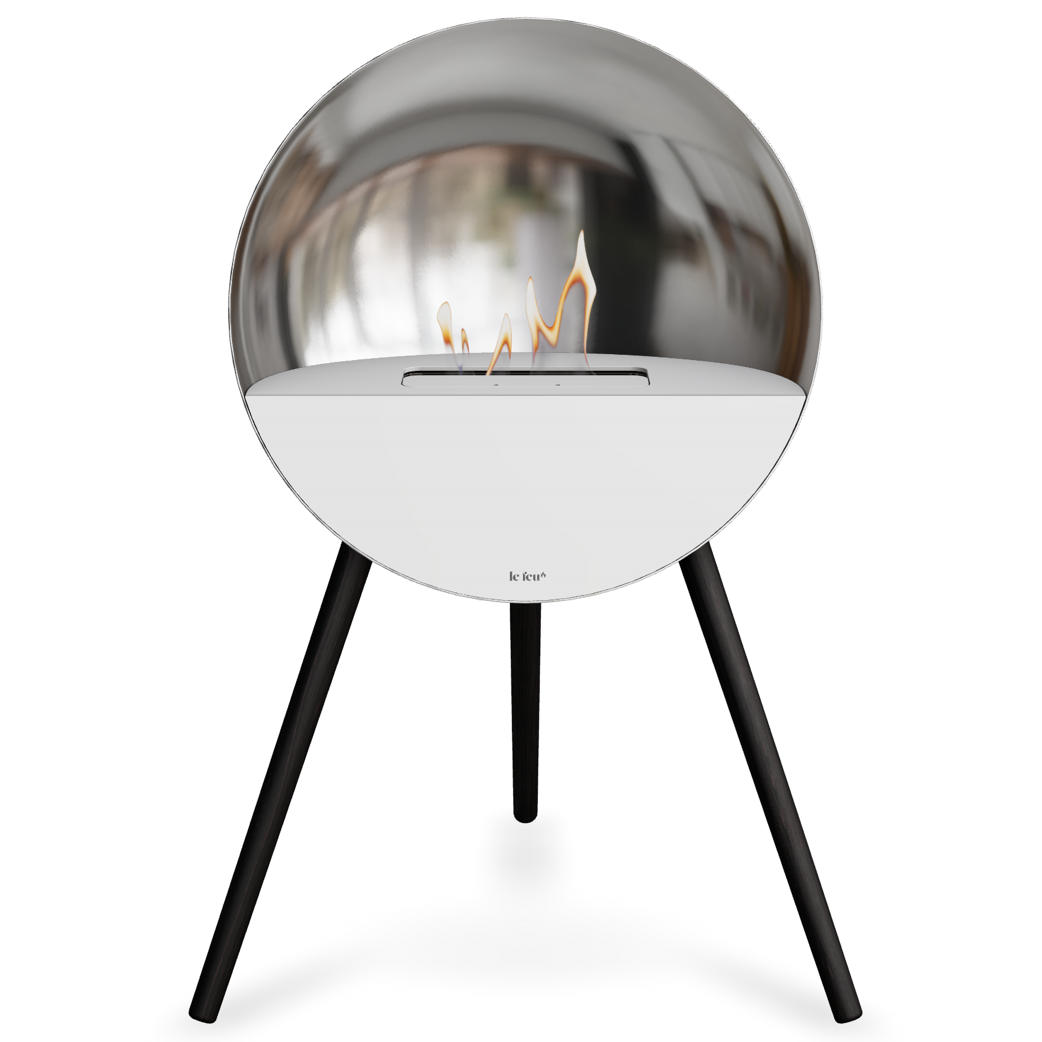 Eye Silver Bio Fireplace