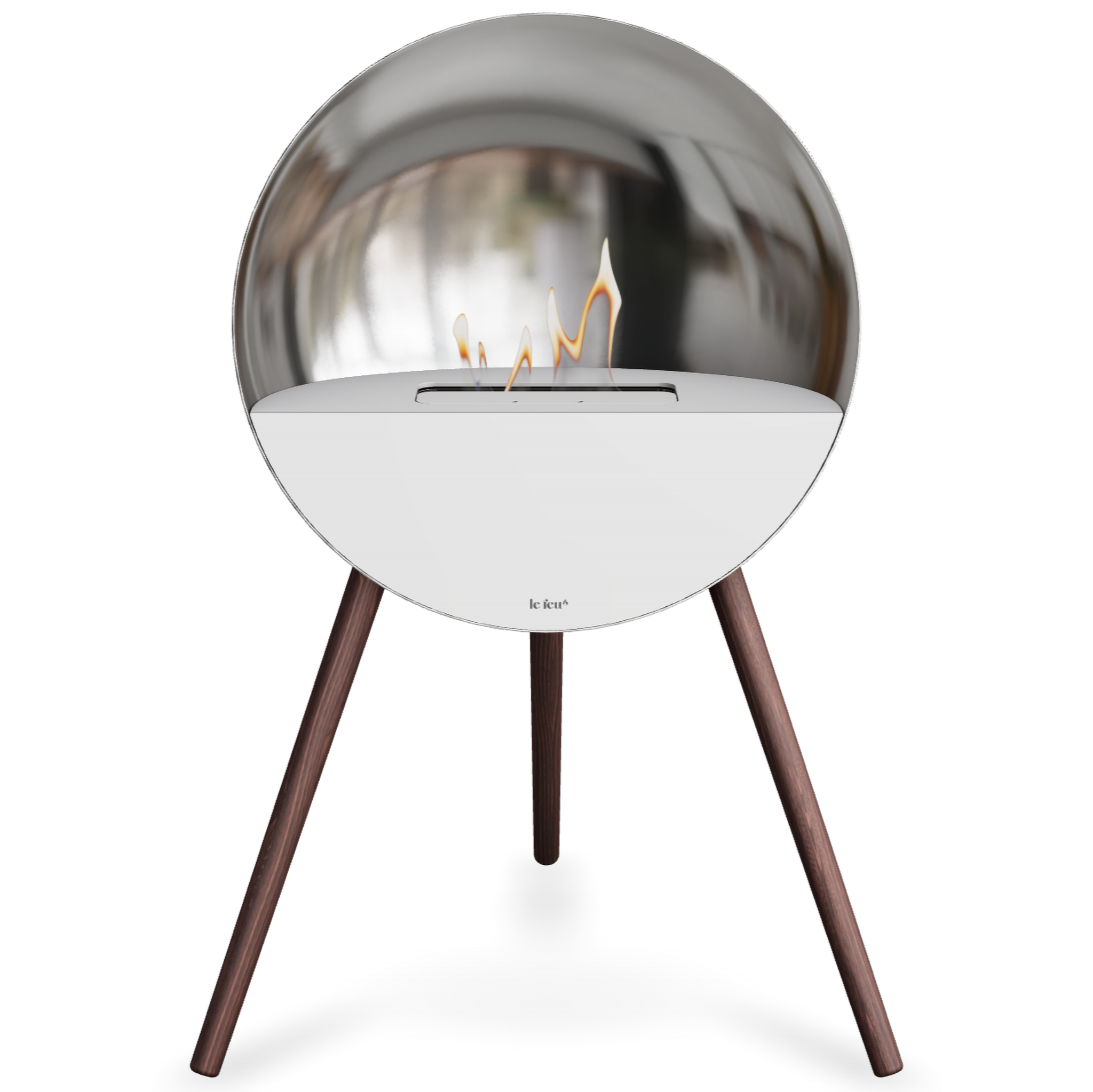 Eye Silver Bio Fireplace