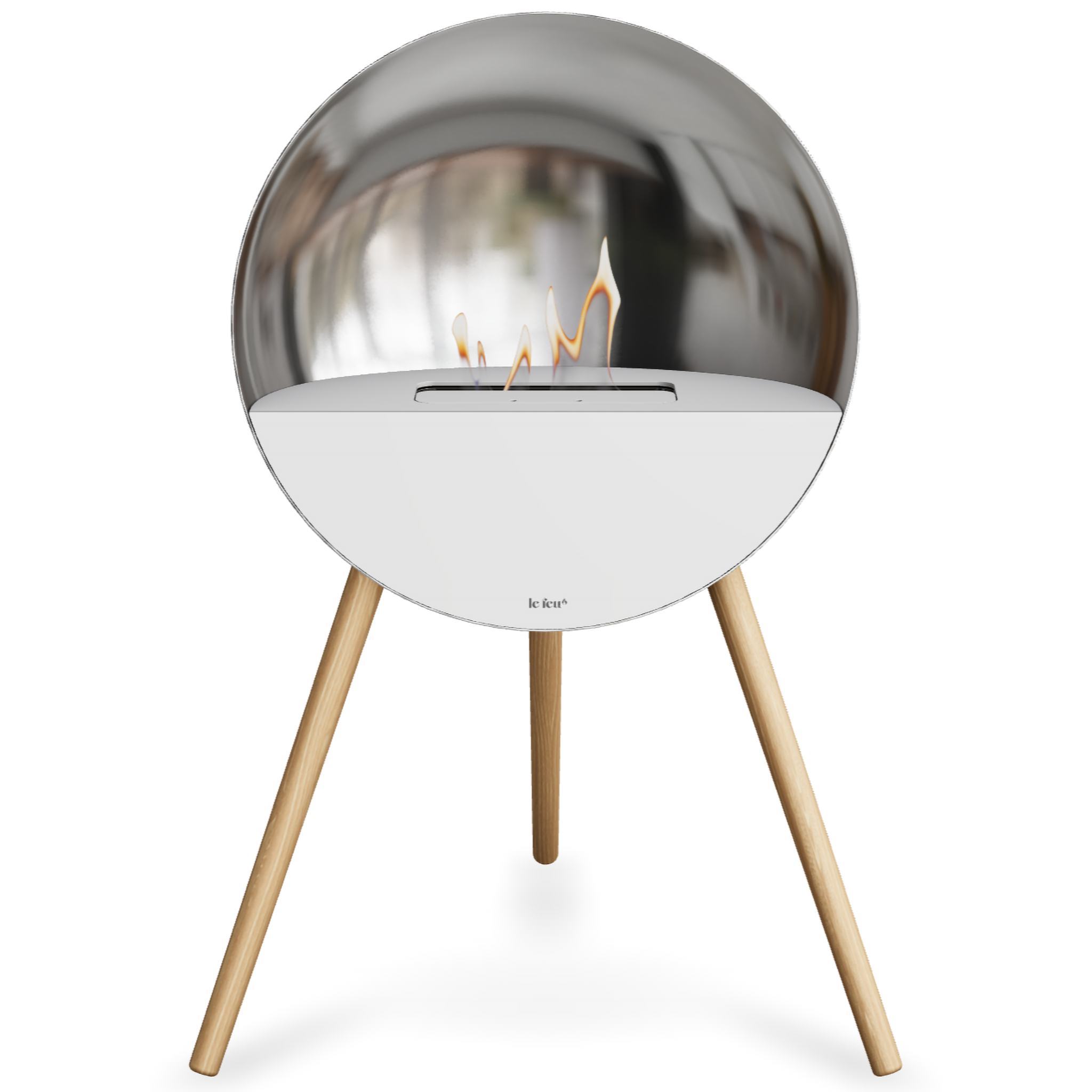 Eye Silver Bio Fireplace