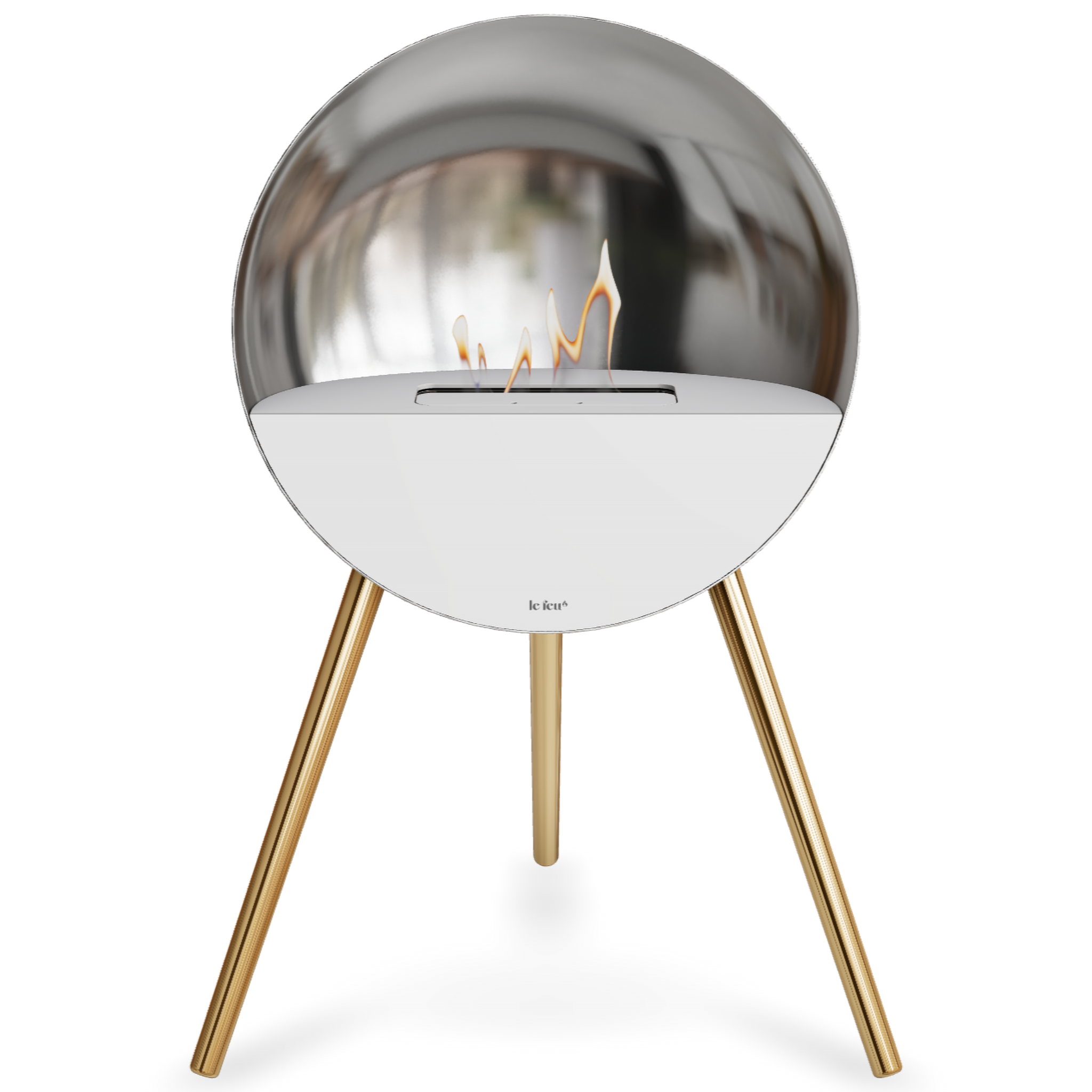 Eye Silver Bio Fireplace