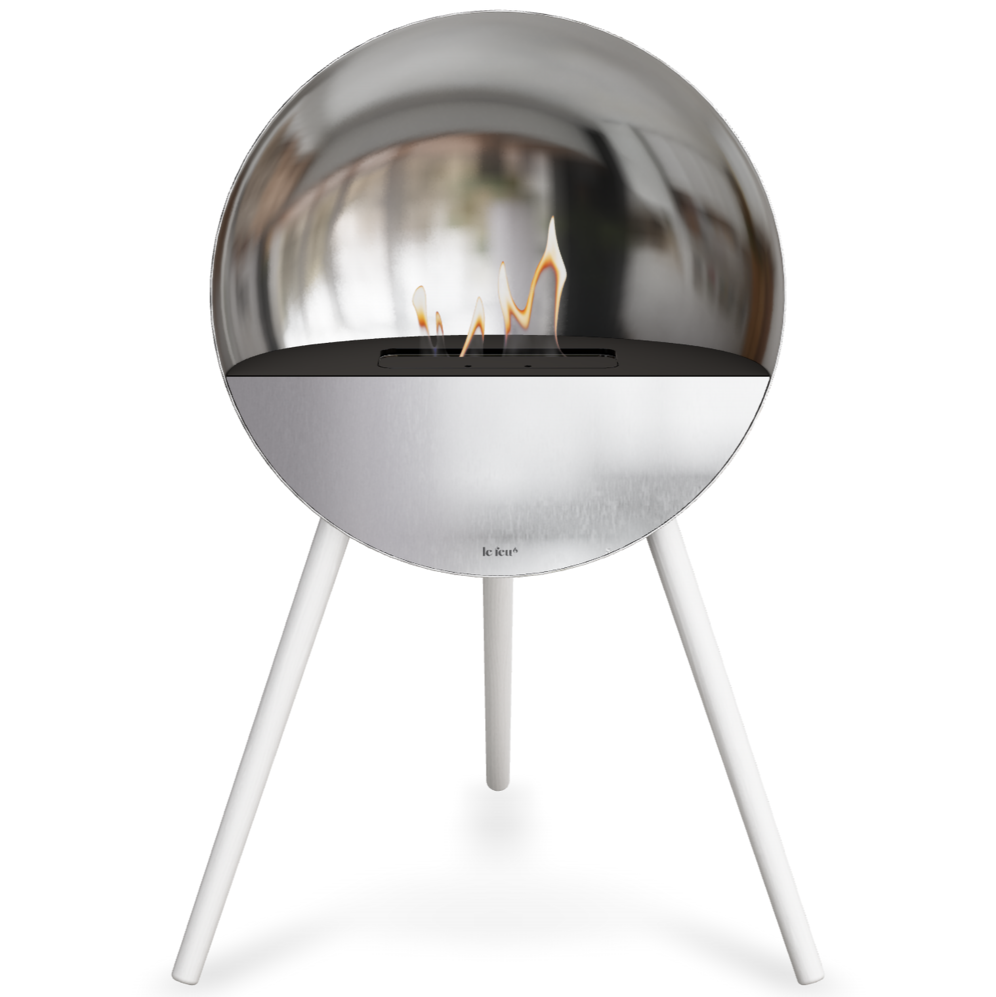Eye Silver Bio Fireplace