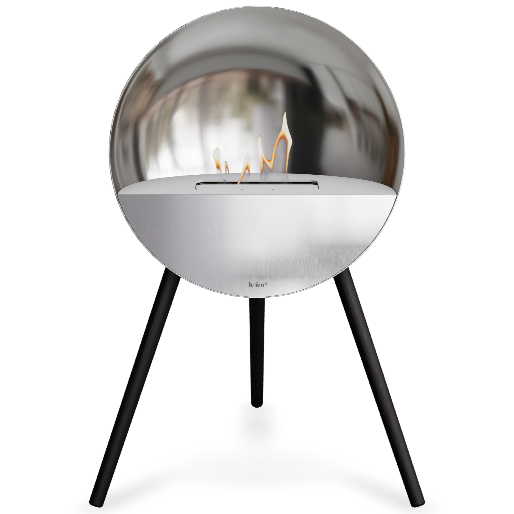 Eye Silver Bio Fireplace