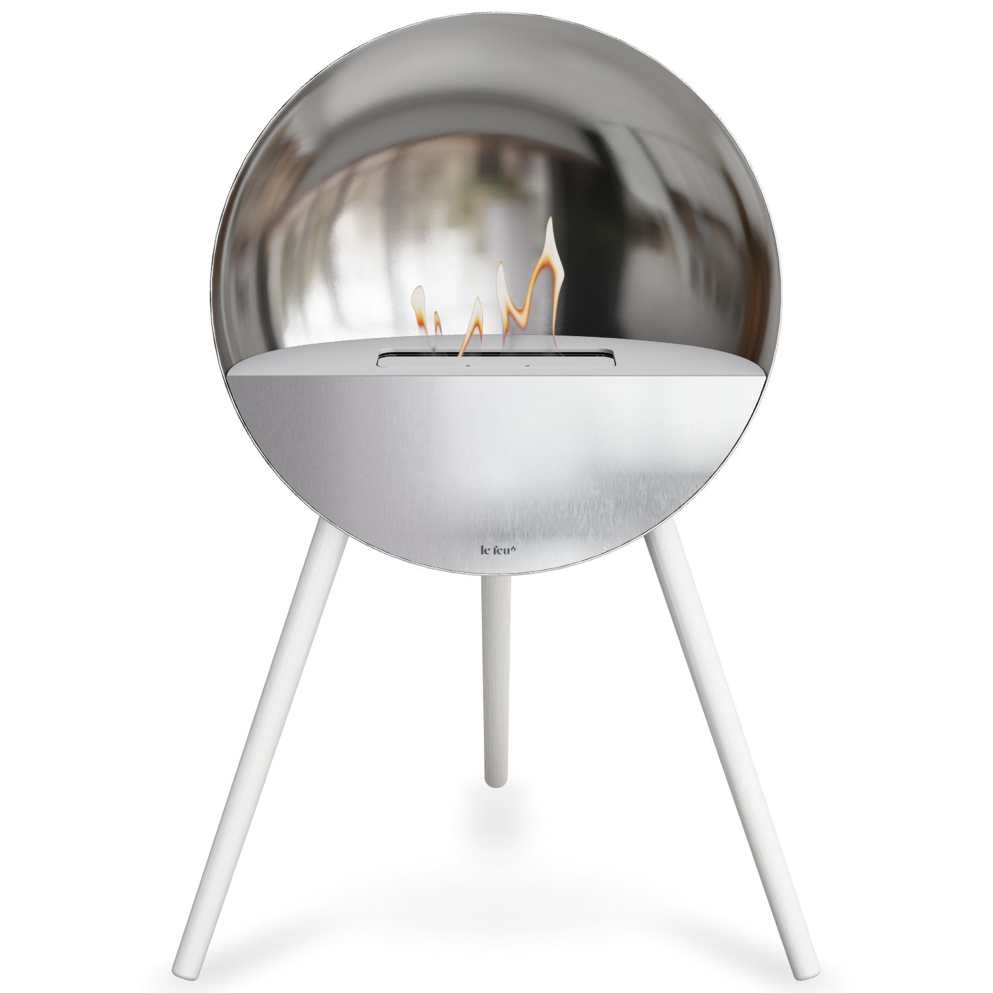 Eye Silver Bio Fireplace