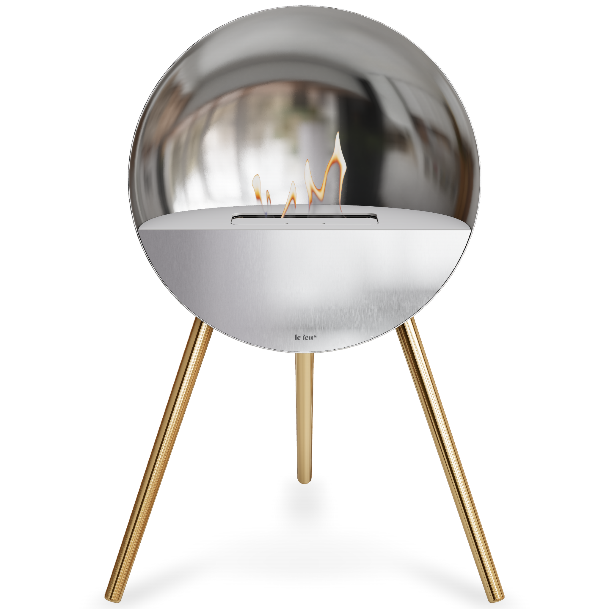 Eye Silver Bio Fireplace