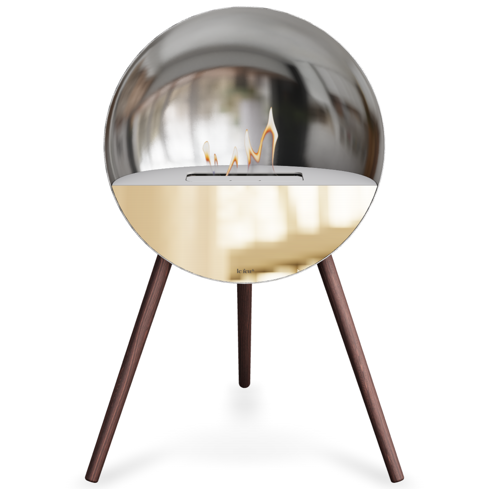 Eye Silver Bio Fireplace