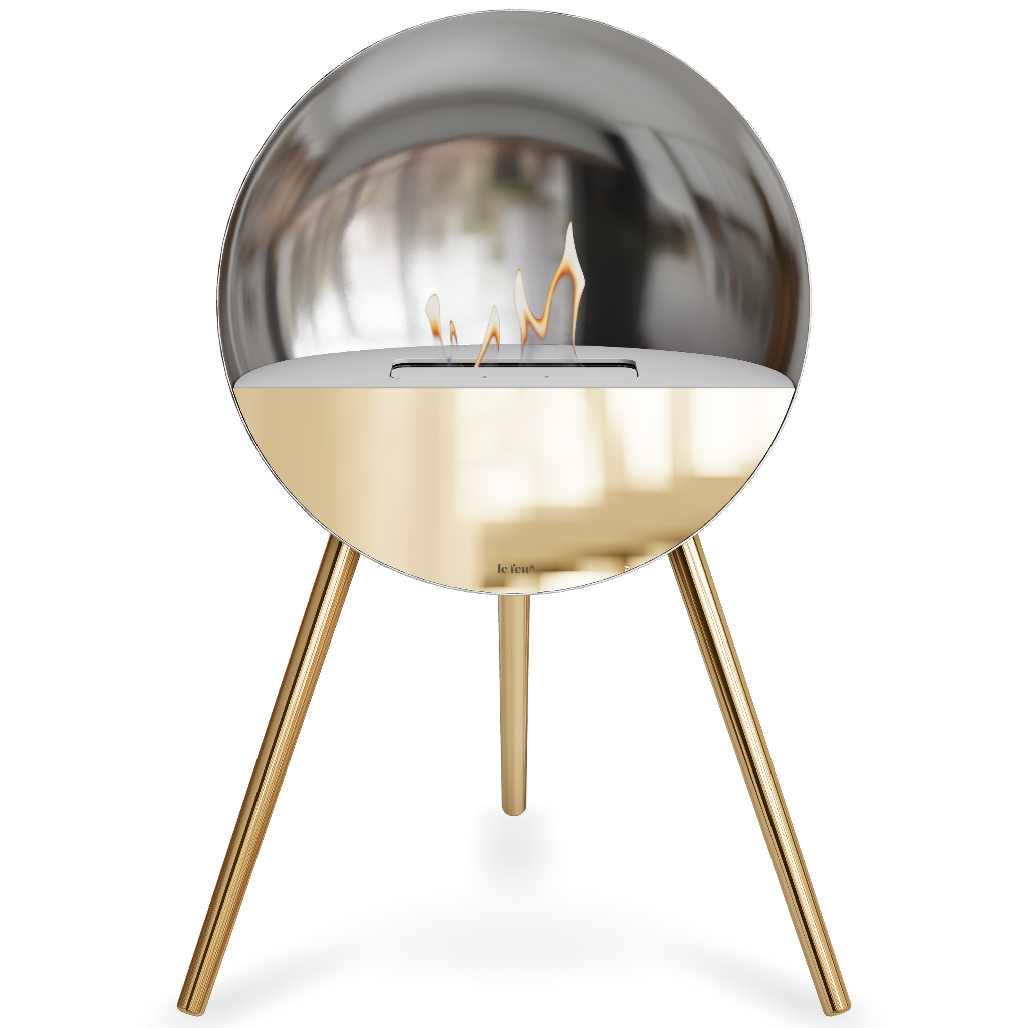 Eye Silver Bio Fireplace