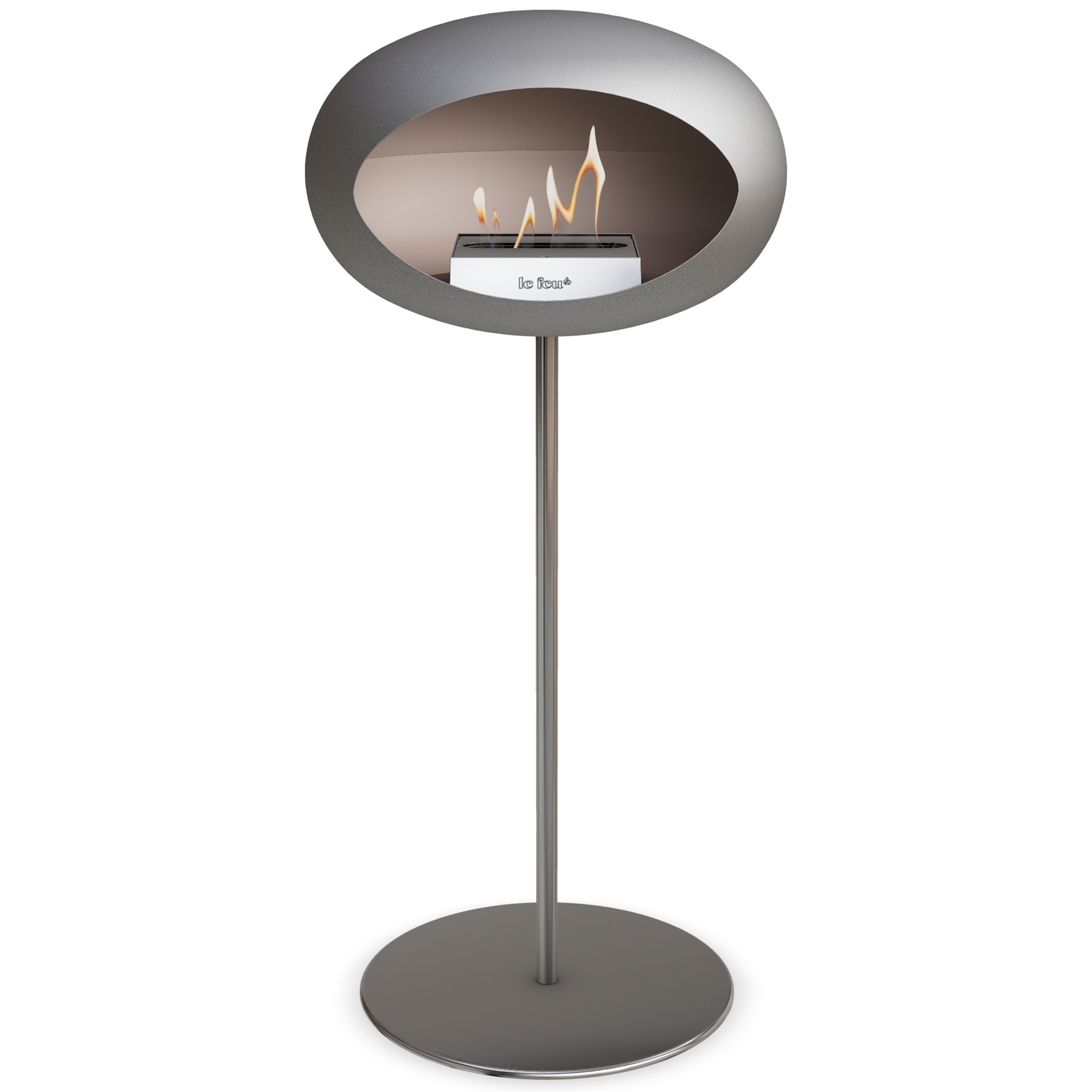 Ground Steel High Nickel Bio Fireplace
