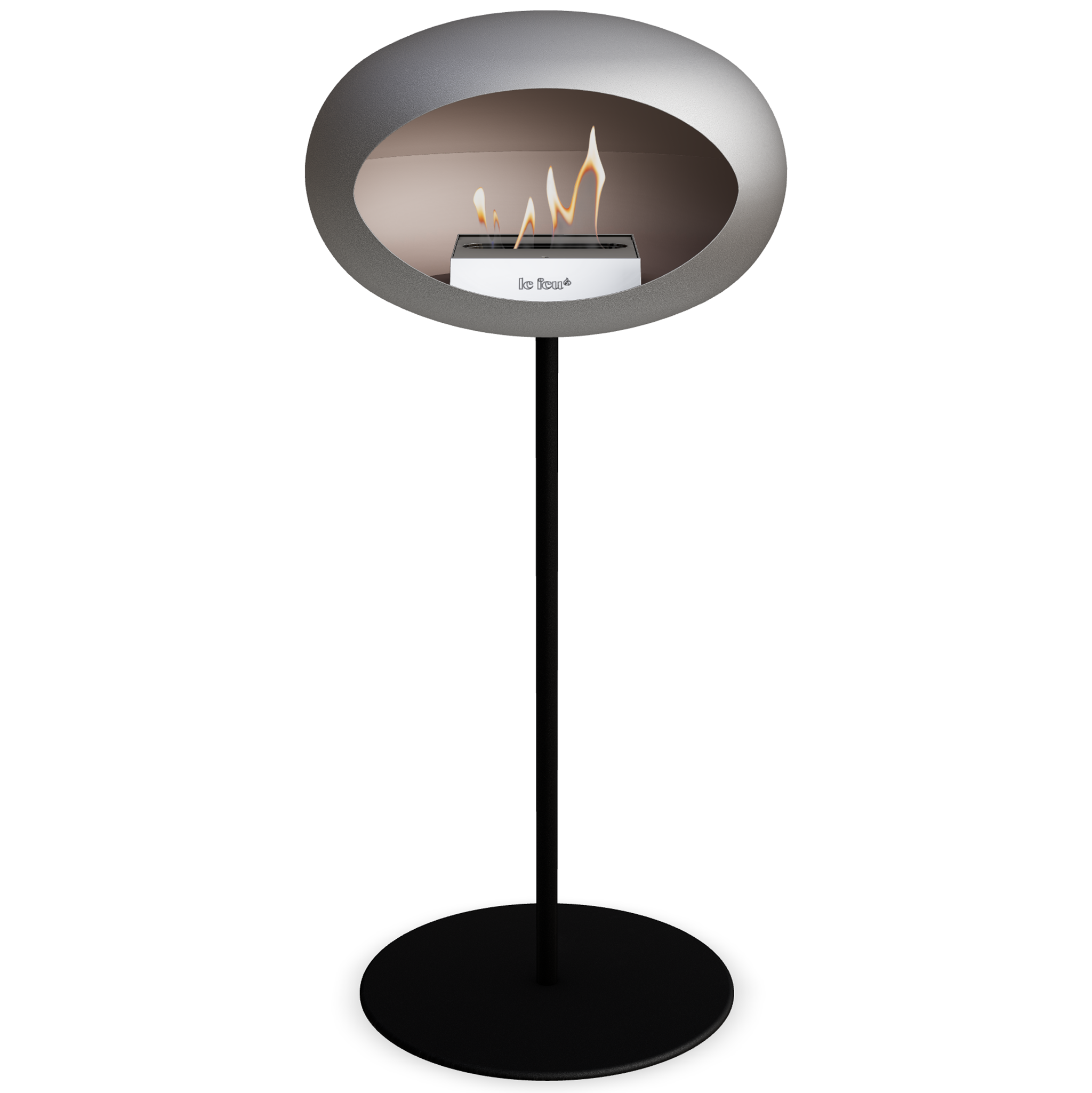 Ground Steel High Nickel Bio Fireplace