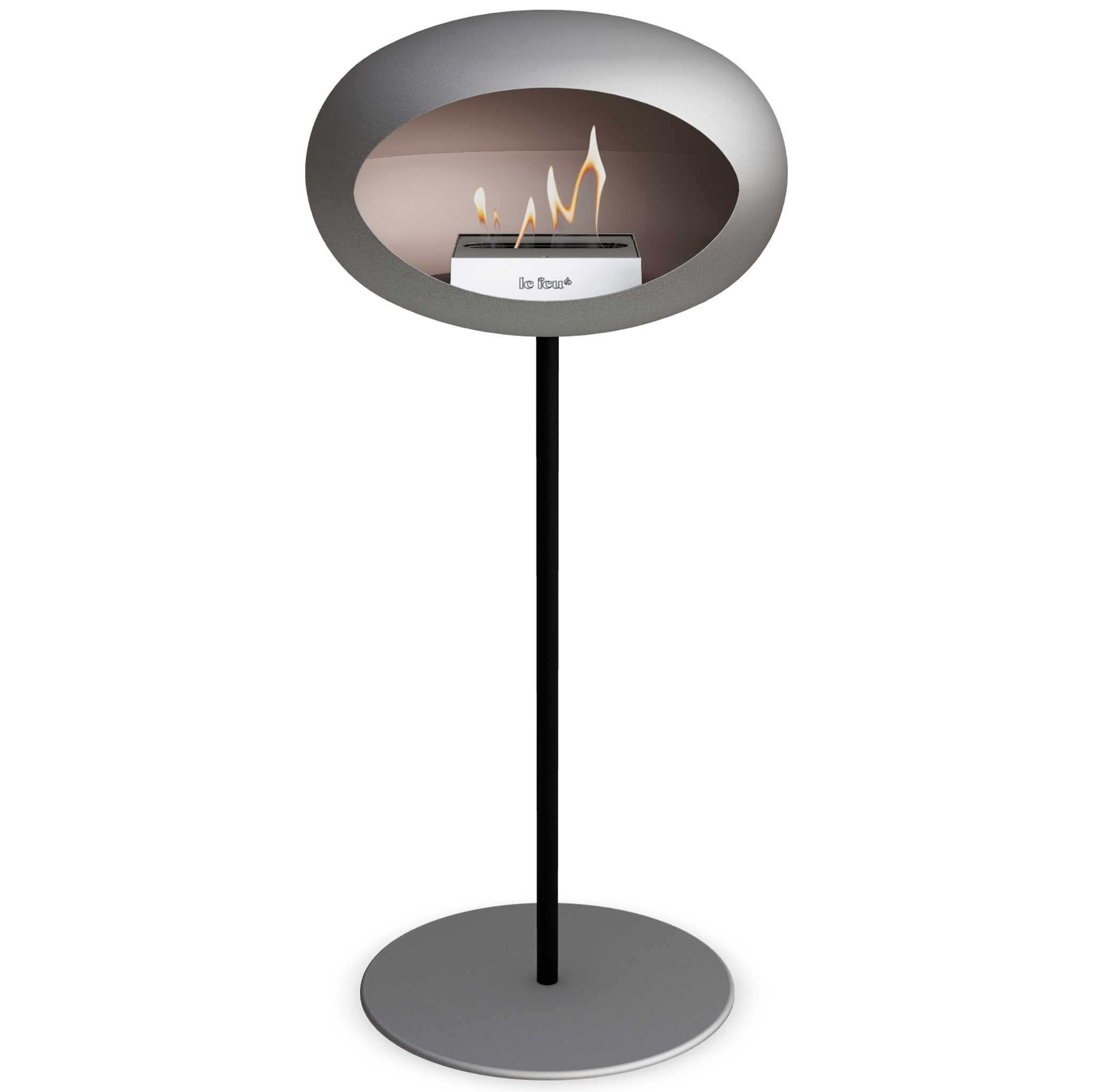 Ground Steel High Nickel Bio Fireplace