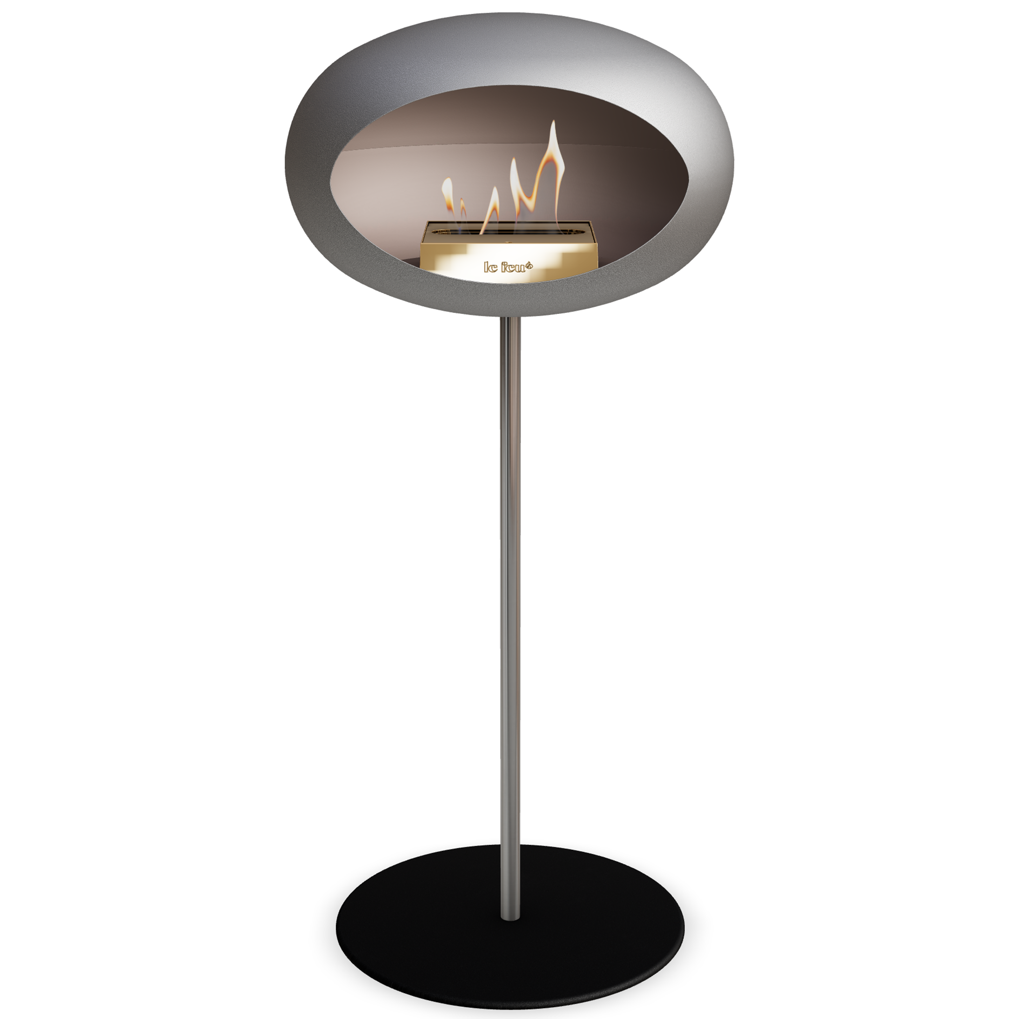 Ground Steel High Nickel Bio Fireplace