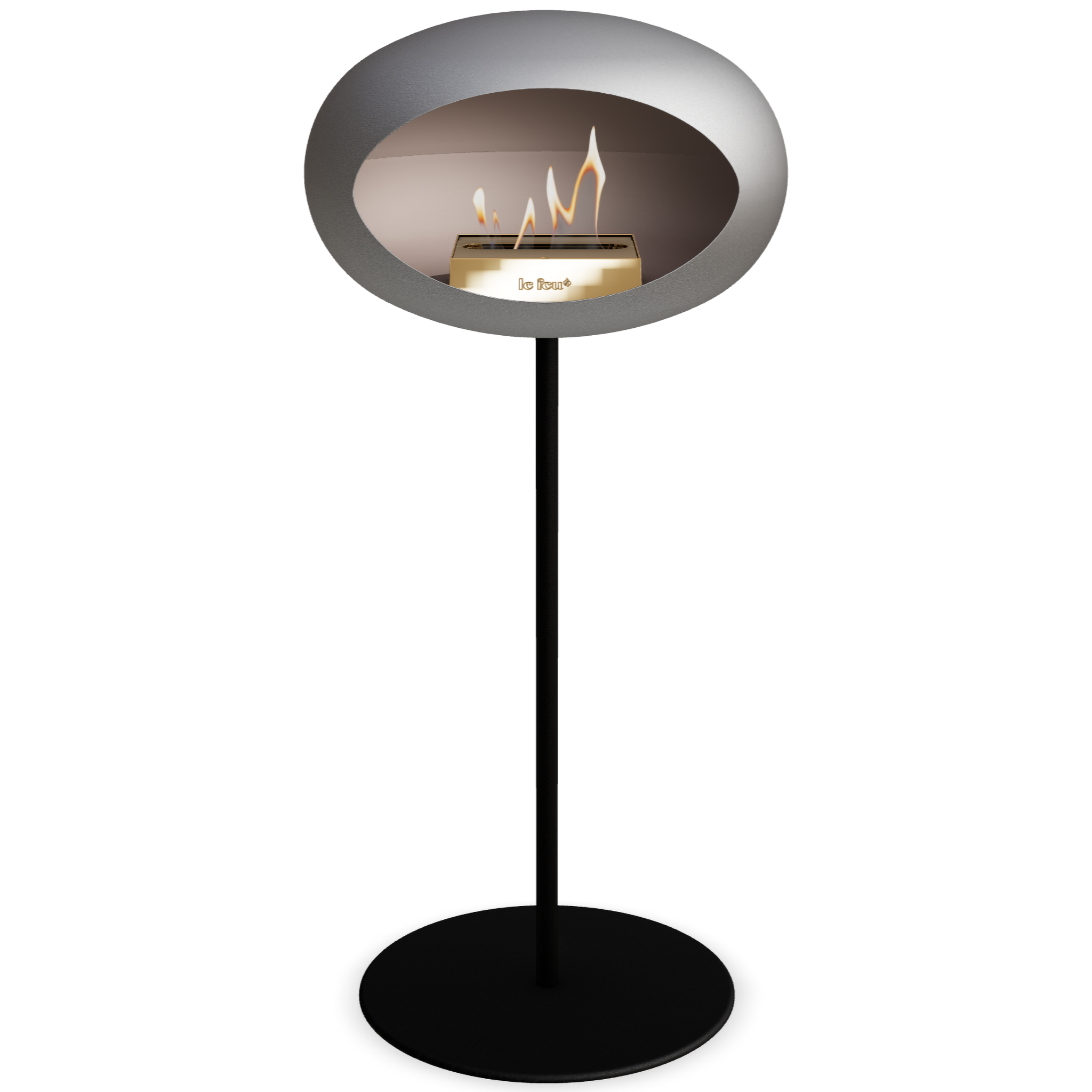 Ground Steel High Nickel Bio Fireplace