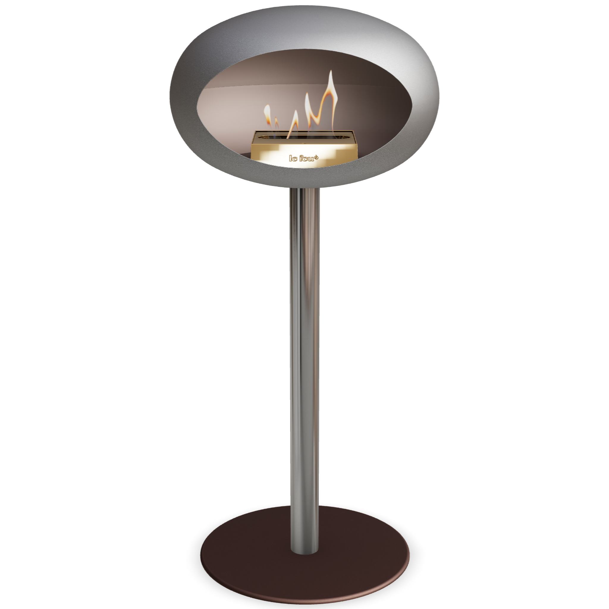 Ground Steel High Nickel Bio Fireplace