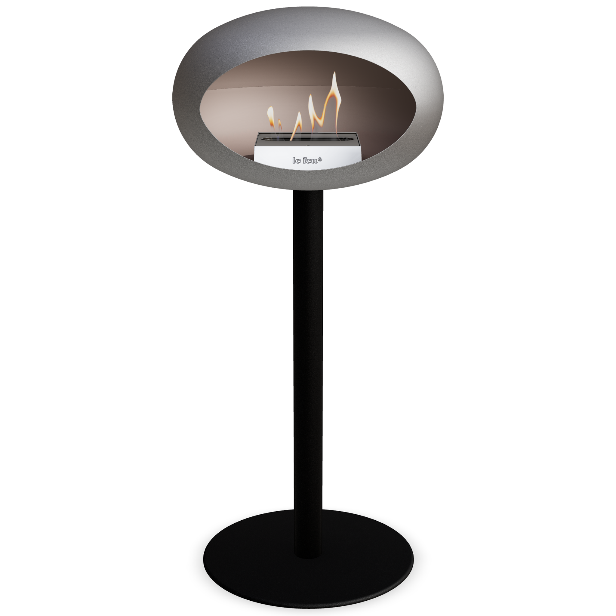 Ground Steel High Nickel Bio Fireplace