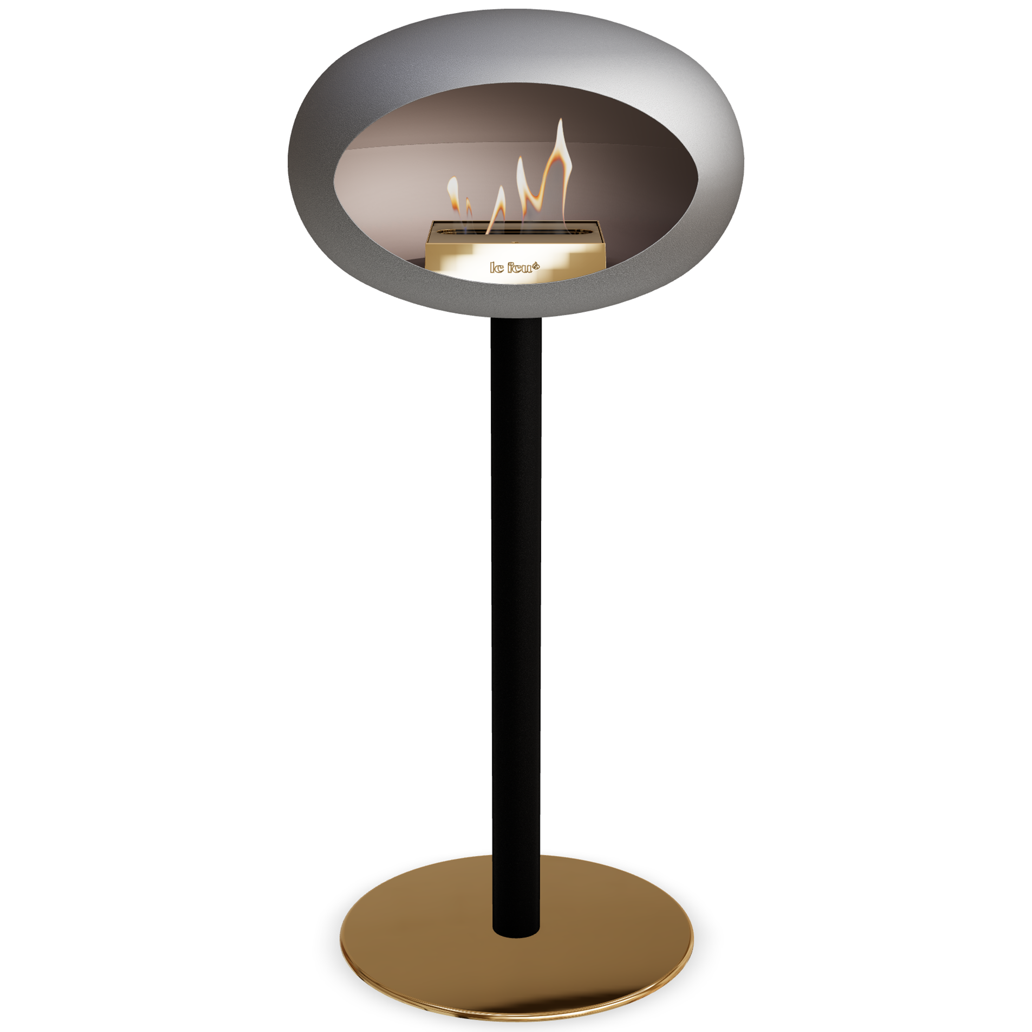 Ground Steel High Nickel Bio Fireplace