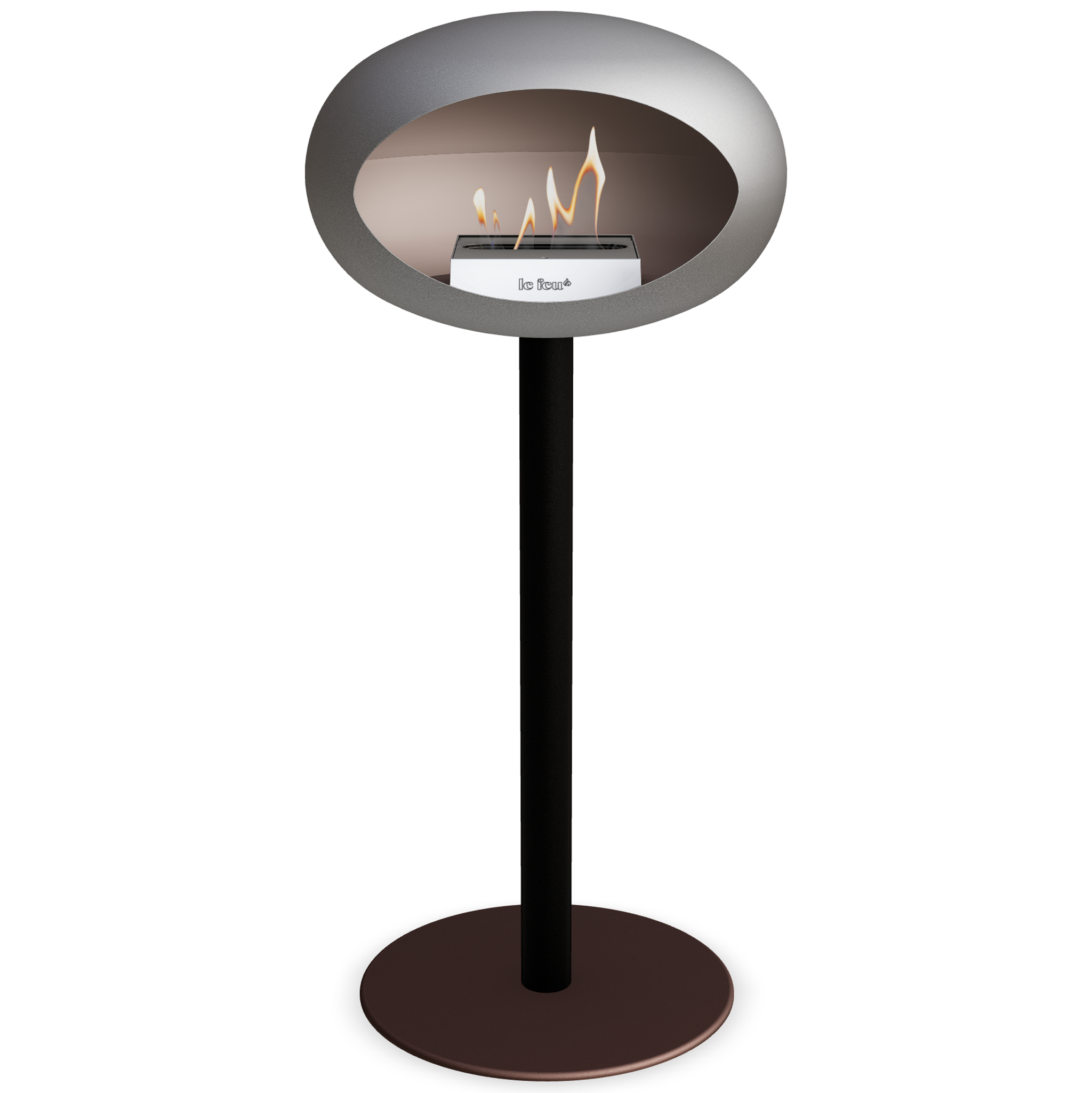 Ground Steel High Nickel Bio Fireplace