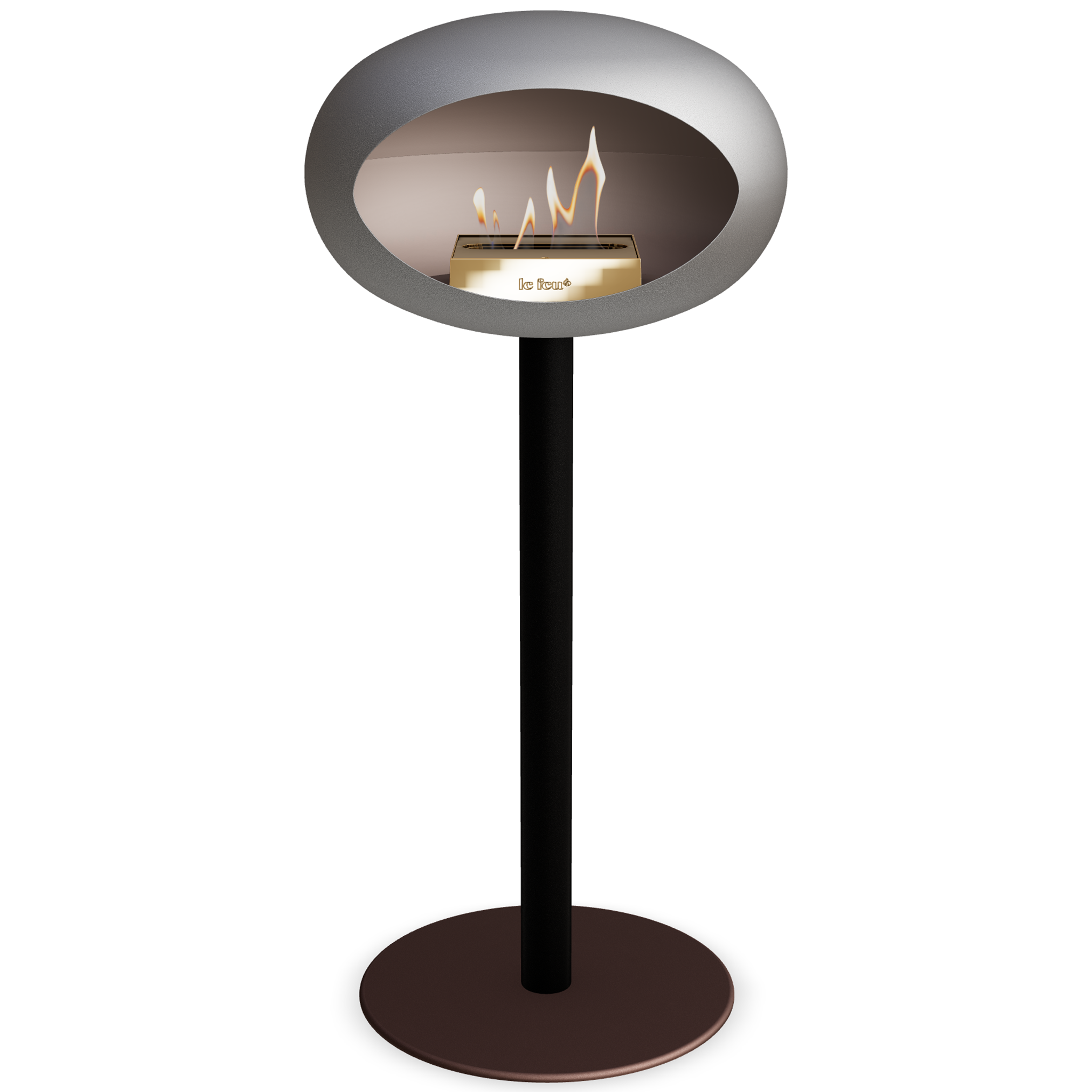 Ground Steel High Nickel Bio Fireplace
