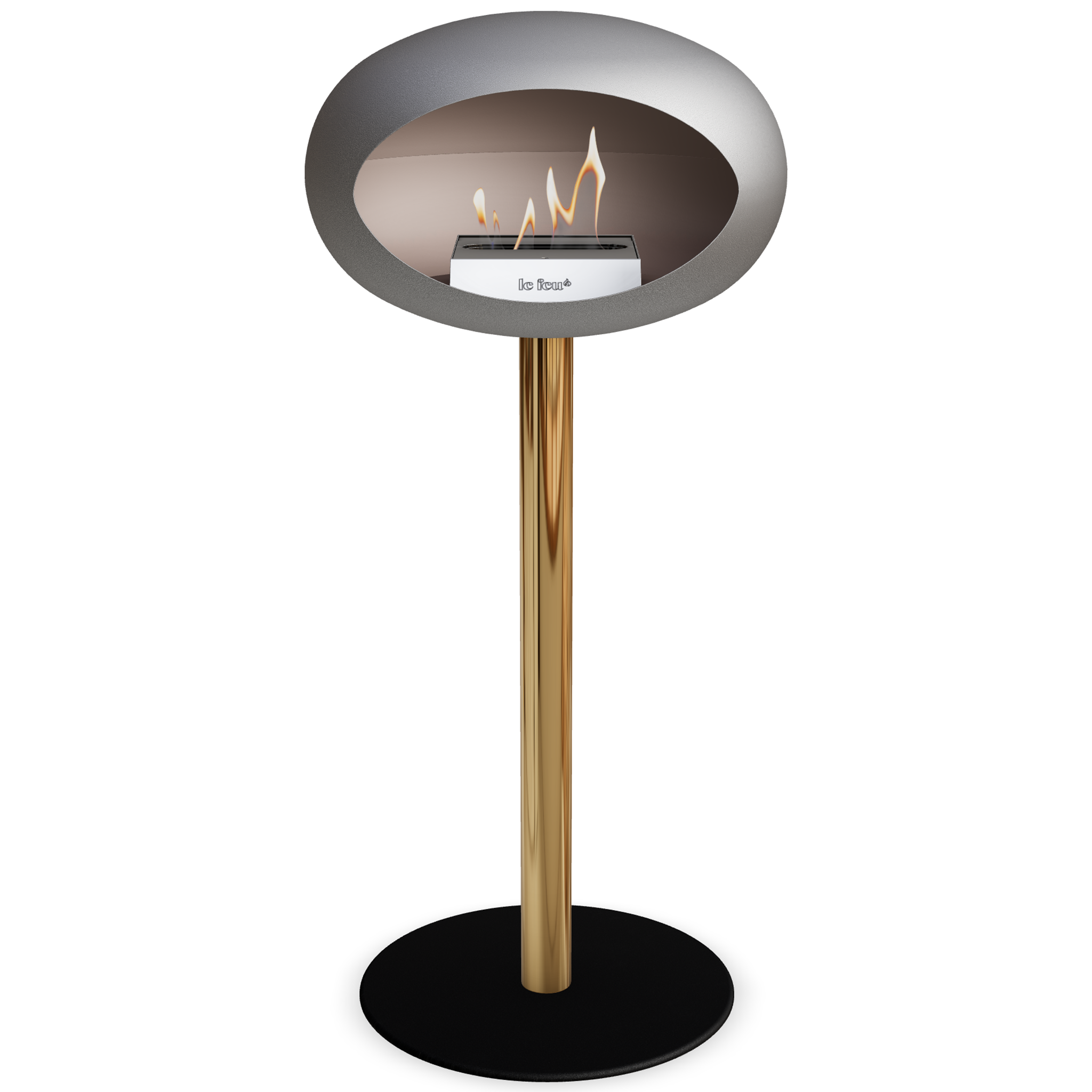 Ground Steel High Nickel Bio Fireplace