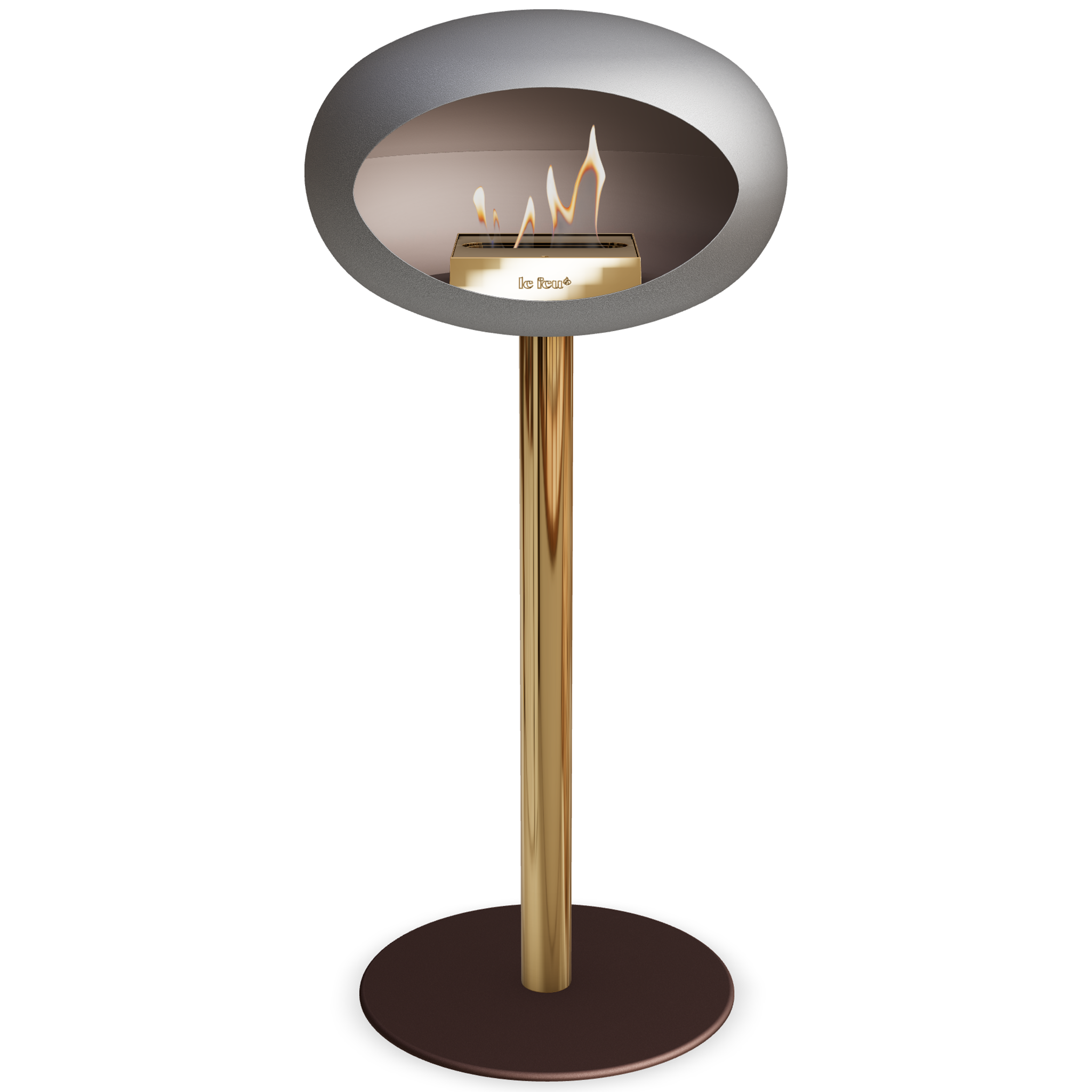 Ground Steel High Nickel Bio Fireplace