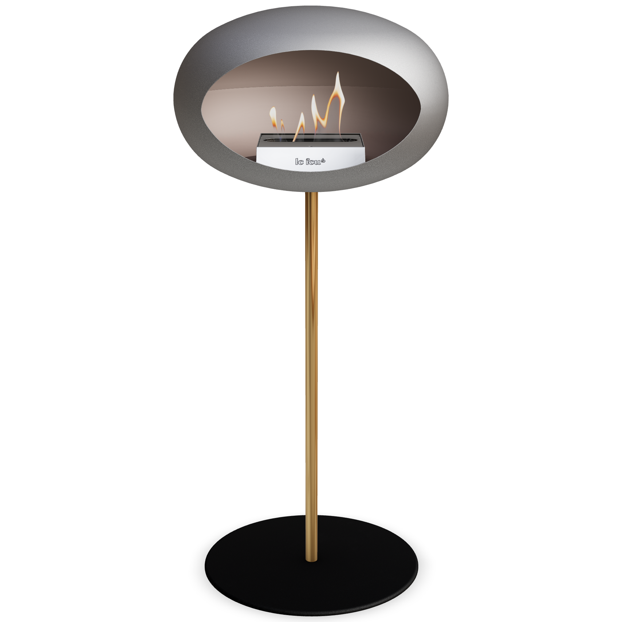 Ground Steel High Nickel Bio Fireplace
