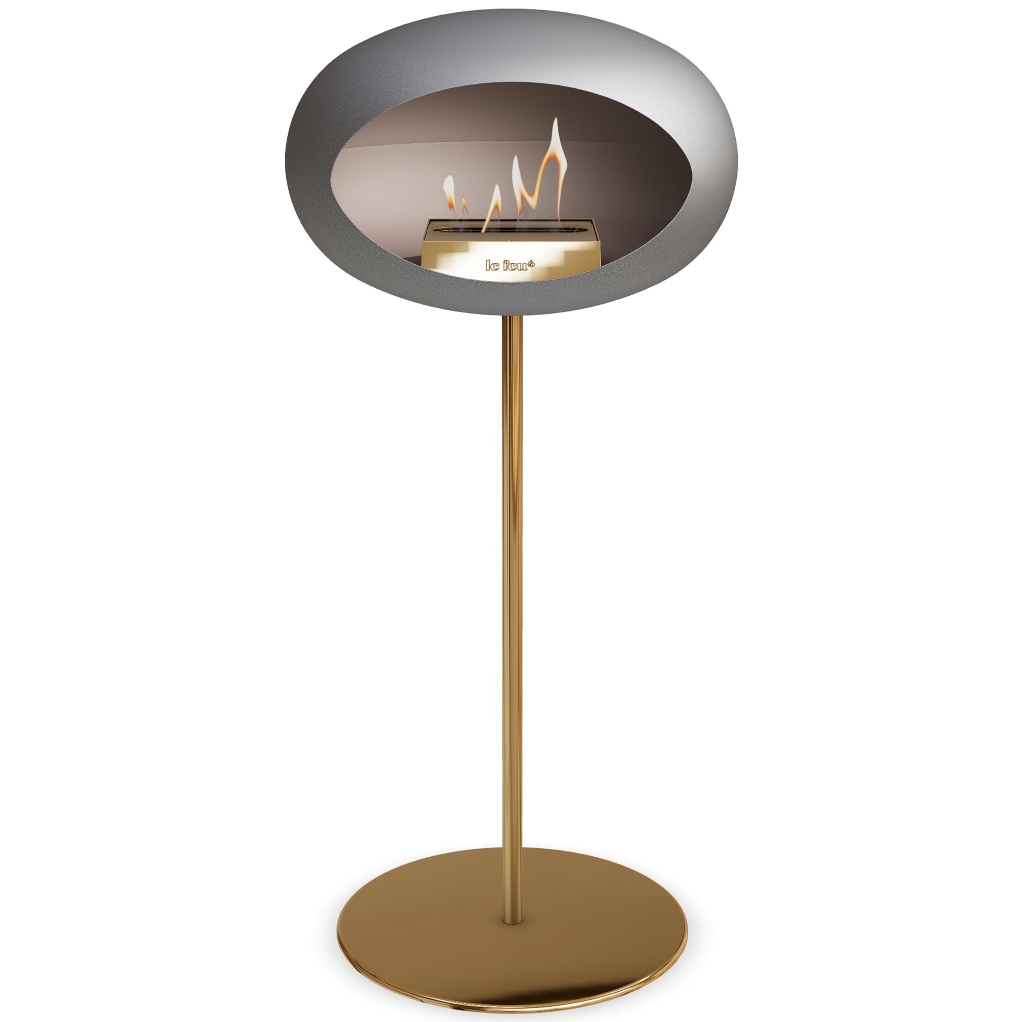 Ground Steel High Nickel Bio Fireplace