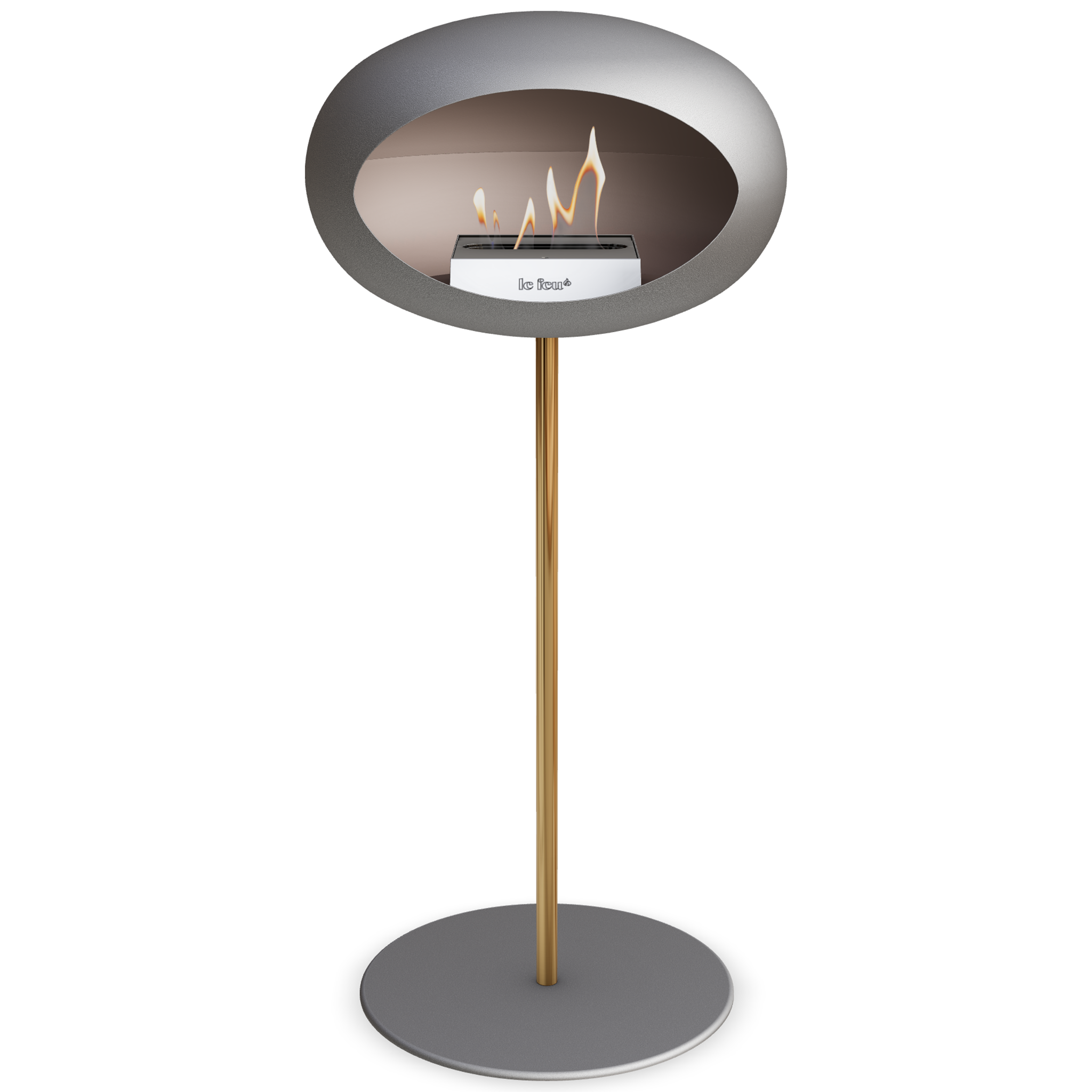 Ground Steel High Nickel Bio Fireplace