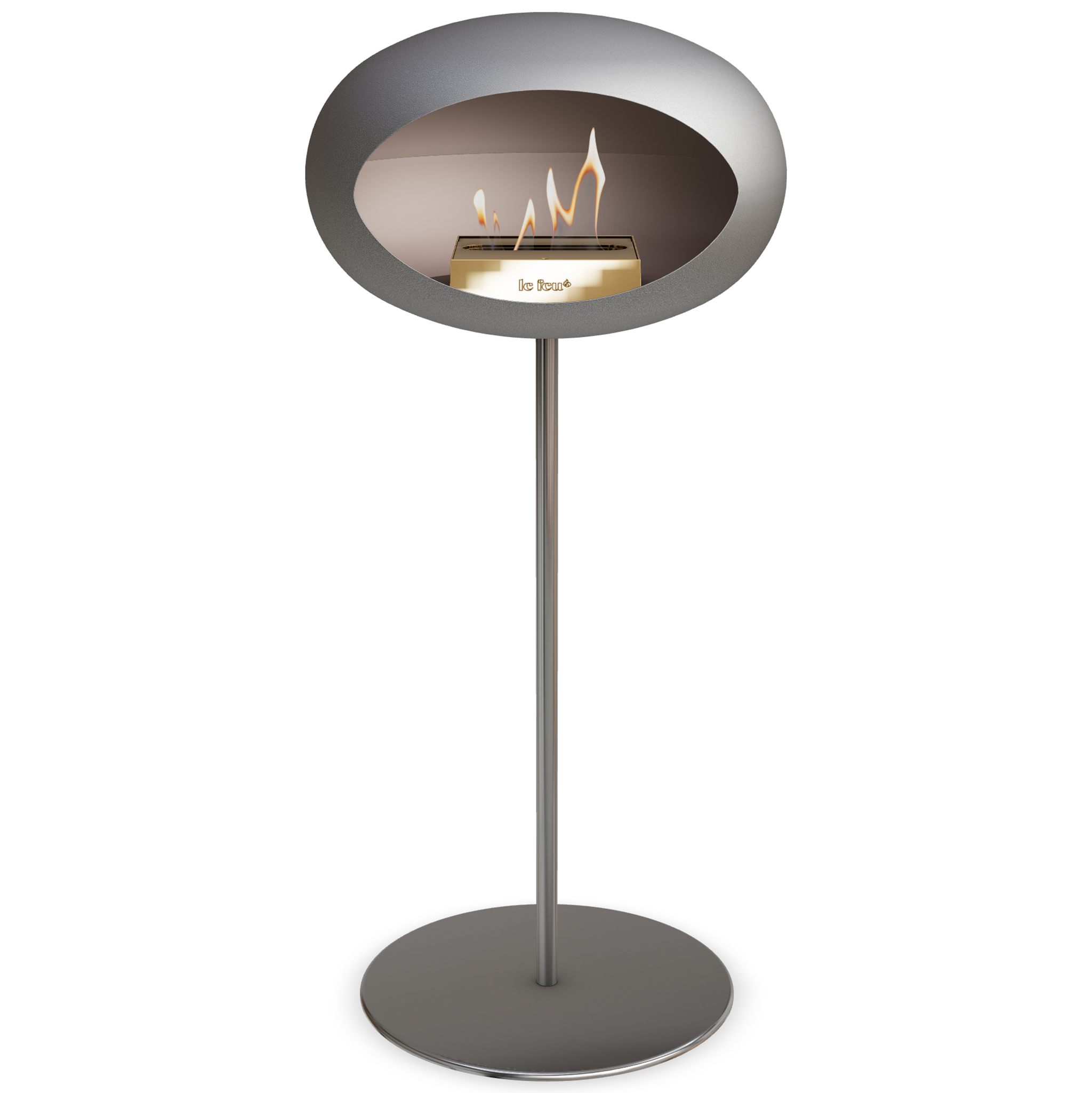 Ground Steel High Nickel Bio Fireplace