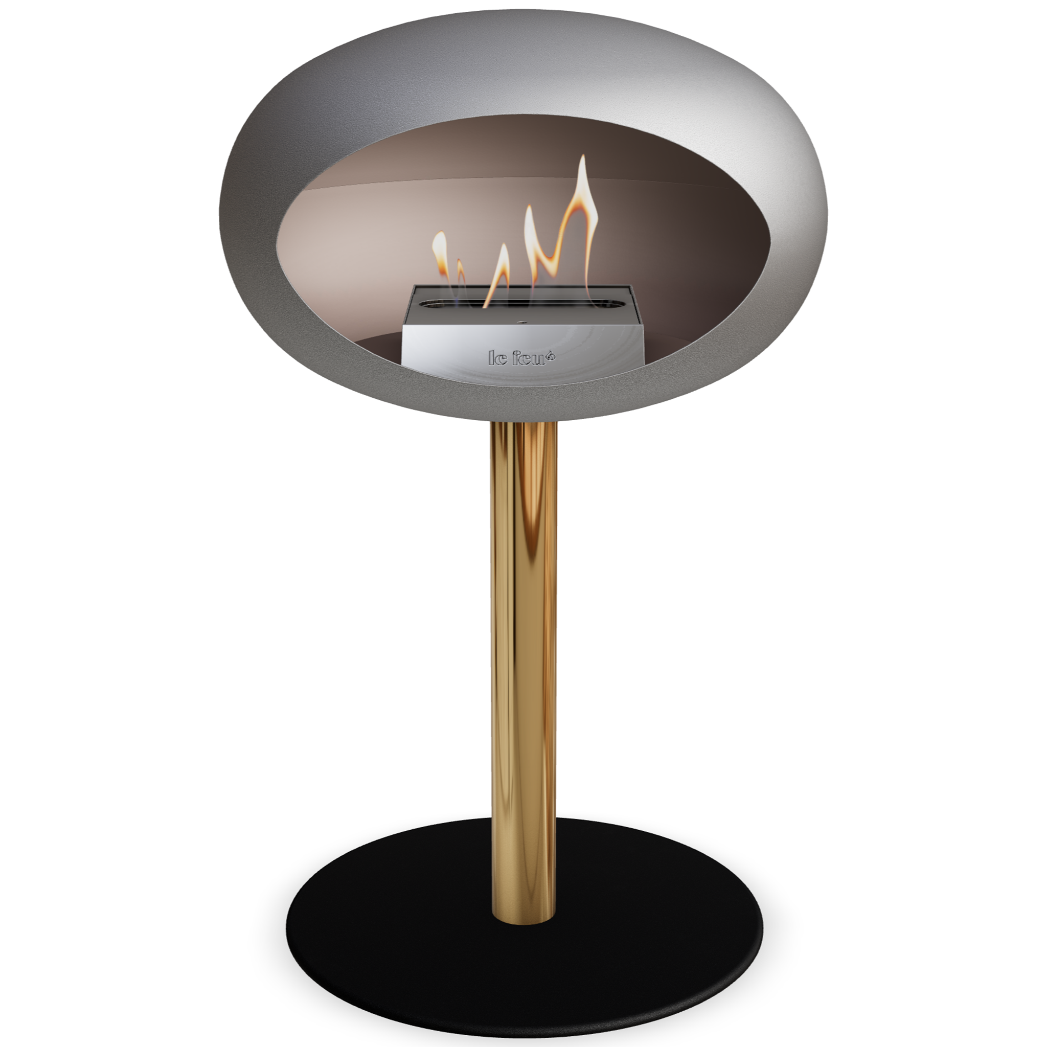 Ground Steel Low Nickel Bio Fireplace