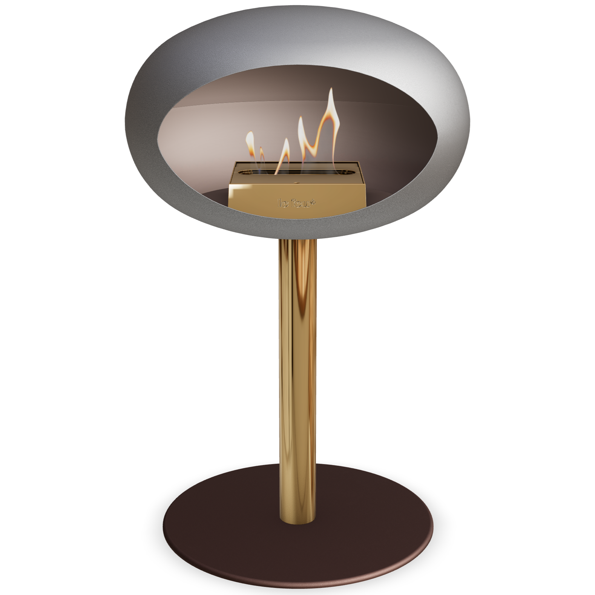 Ground Steel Low Nickel Bio Fireplace