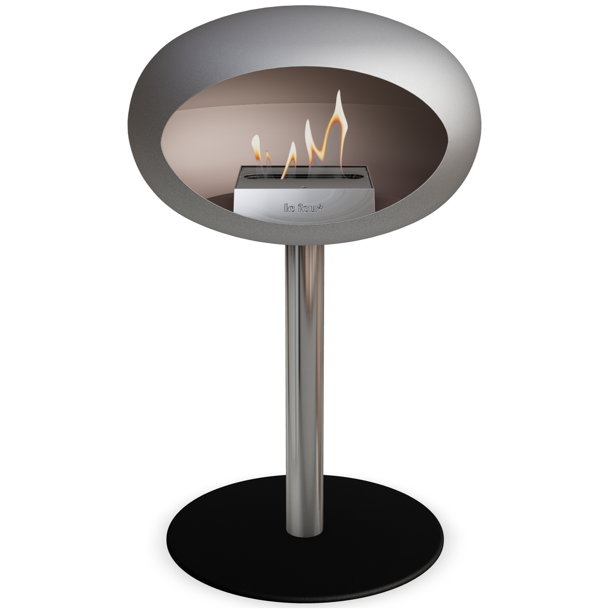 Ground Steel Low Nickel Bio Fireplace