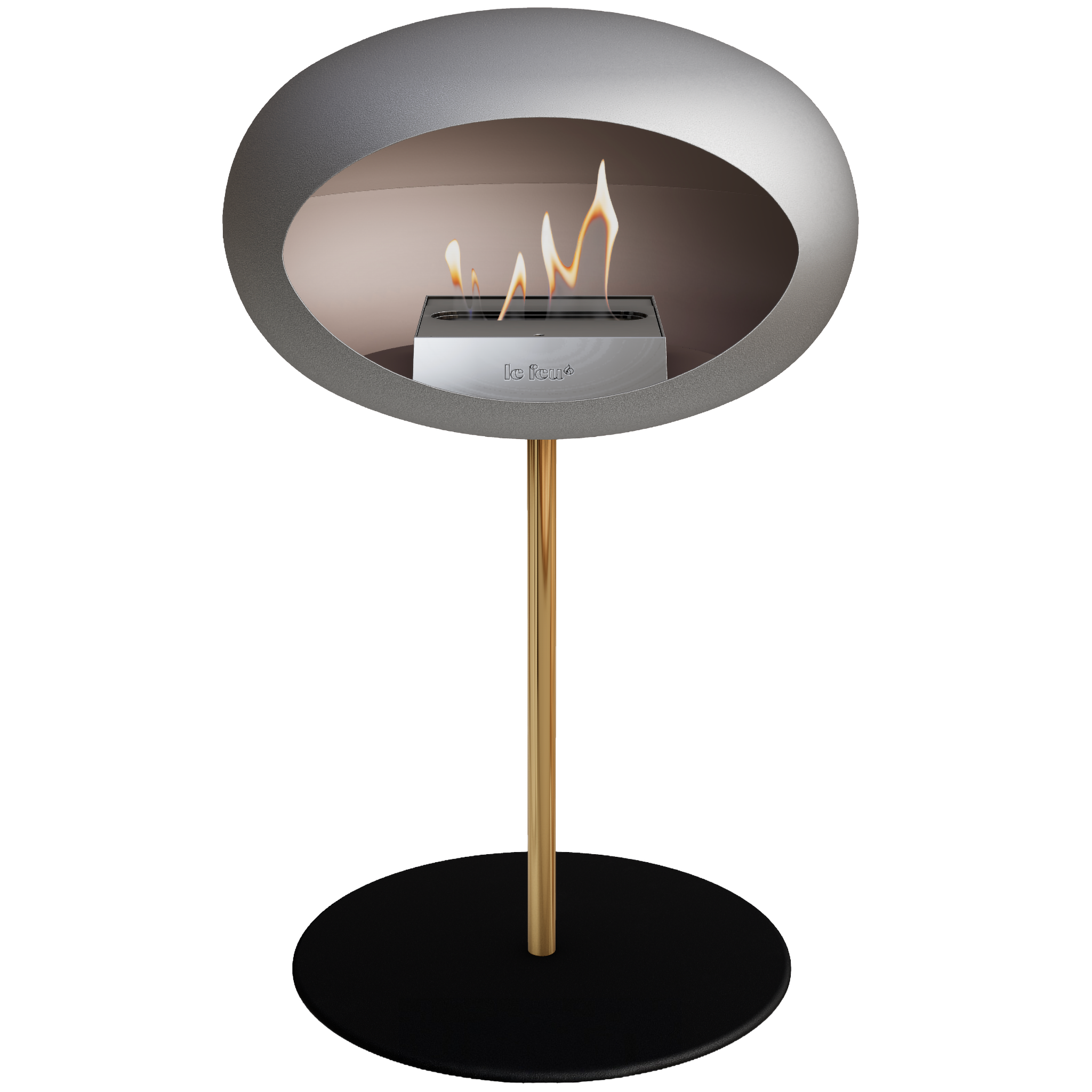 Ground Steel Low Nickel Bio Fireplace