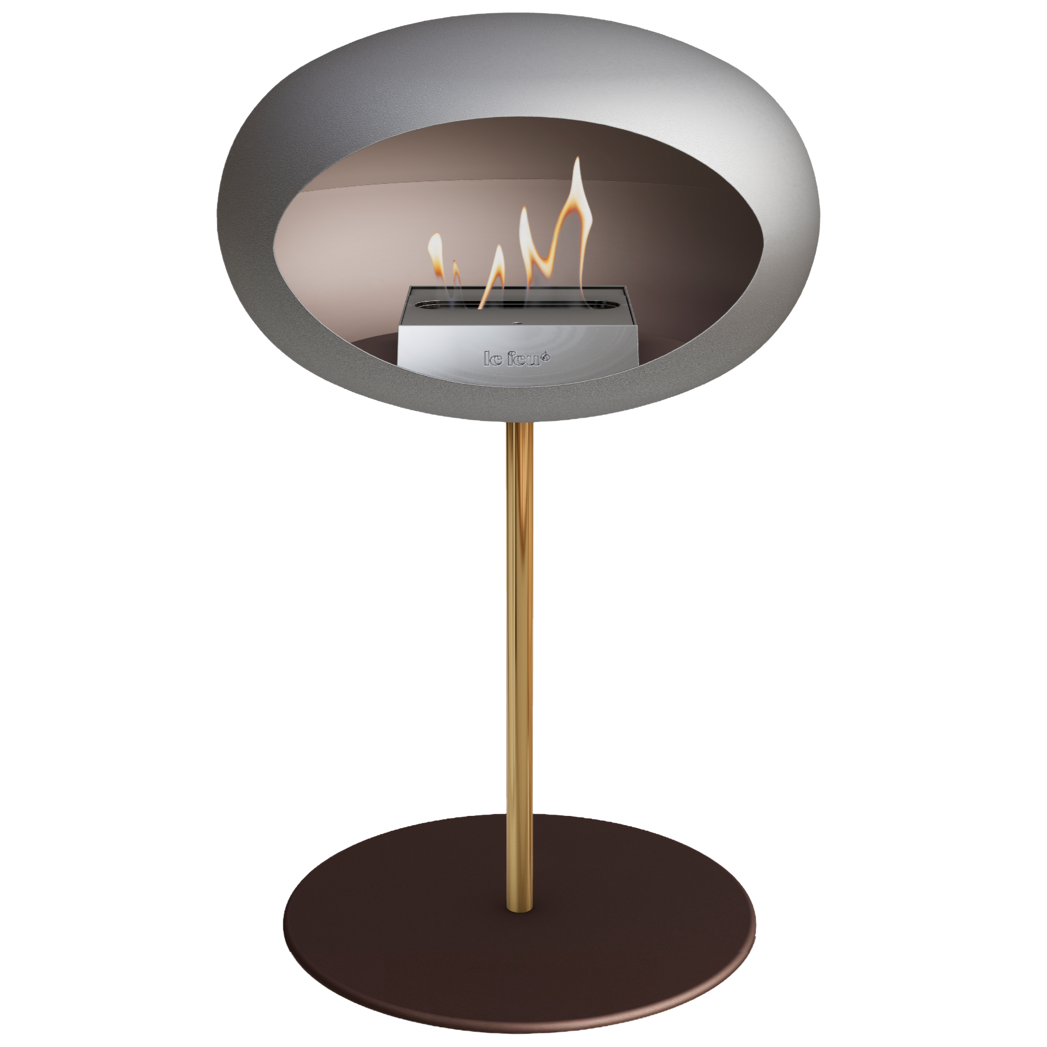 Ground Steel Low Nickel Bio Fireplace