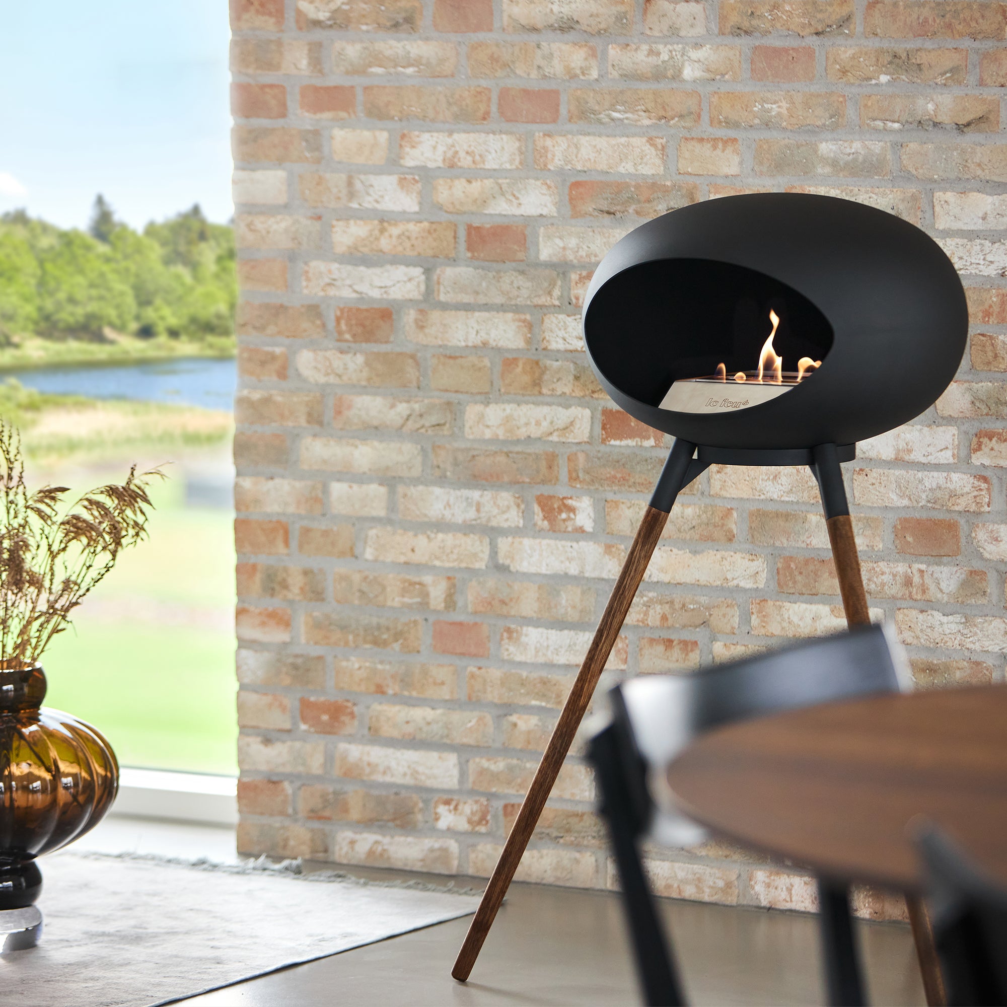 Ground Wood High Nickel Bio Fireplace