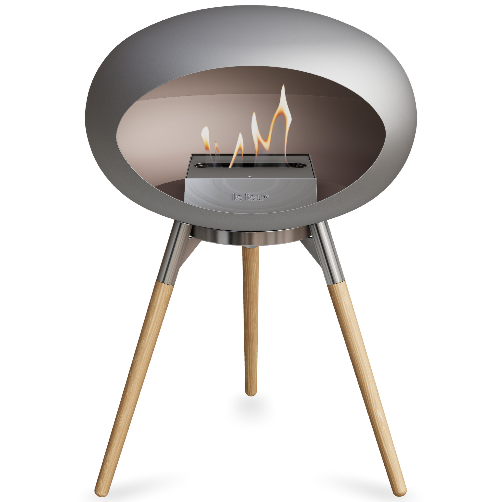 Ground Wood Low Nickel Bio Fireplace