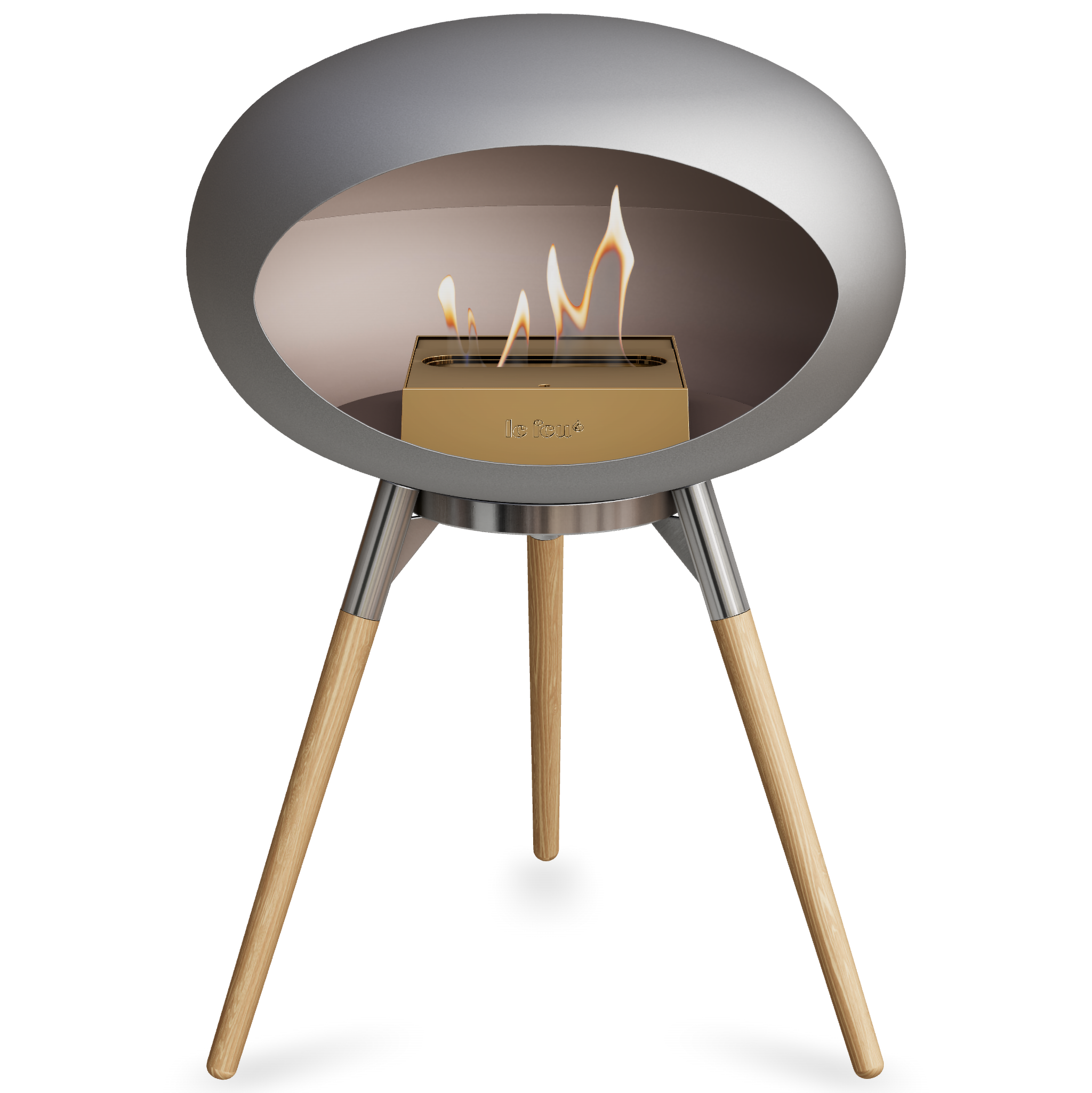 Ground Wood Low Nickel Bio Fireplace