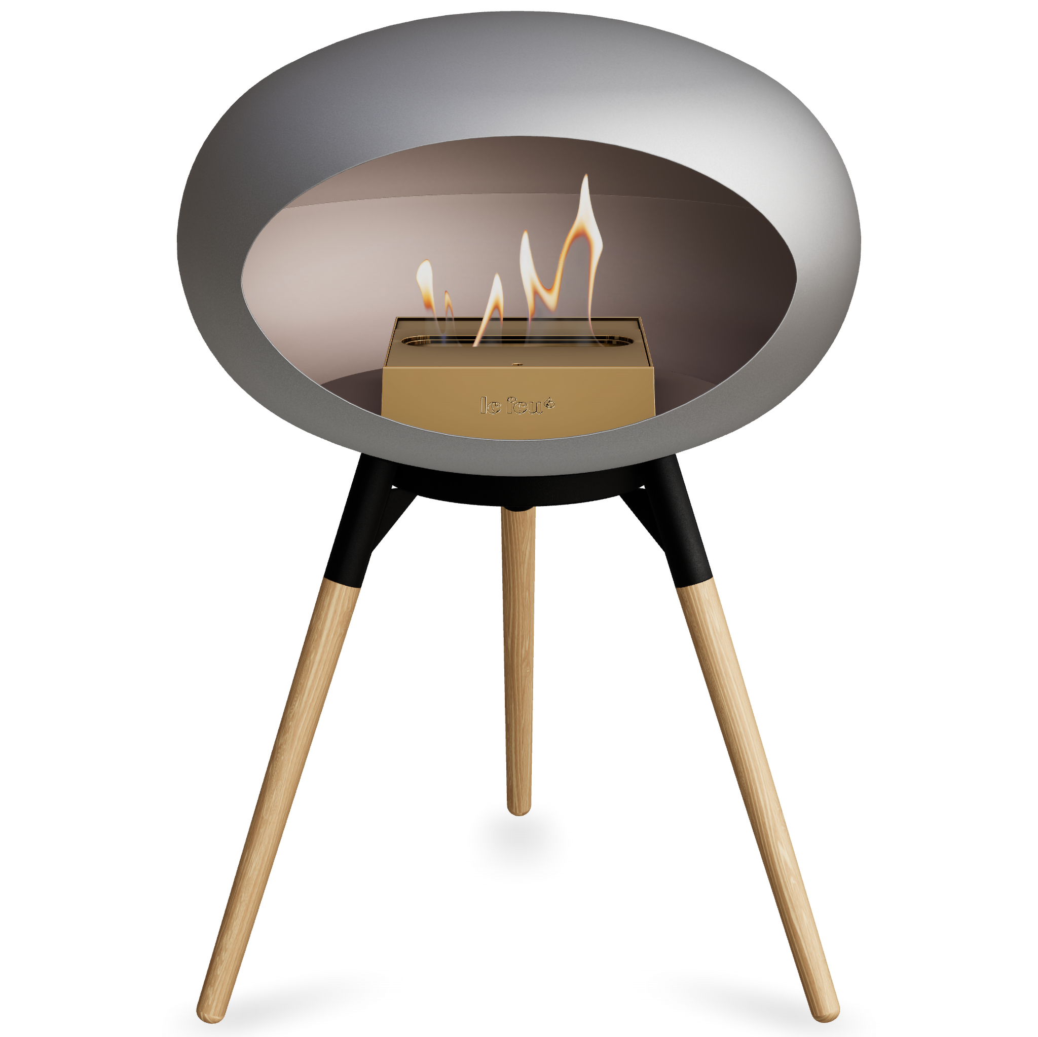 Ground Wood Low Nickel Bio Fireplace