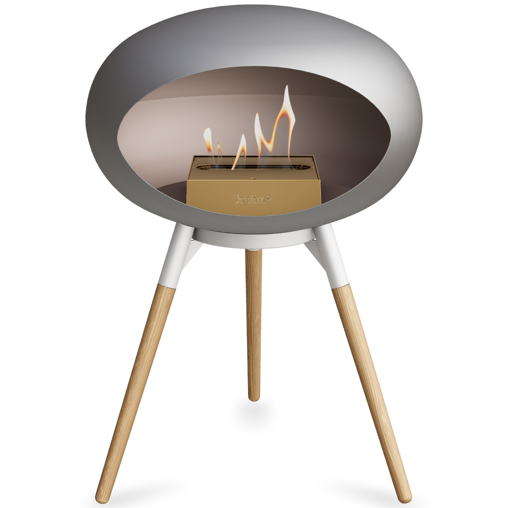 Ground Wood Low Nickel Bio Fireplace