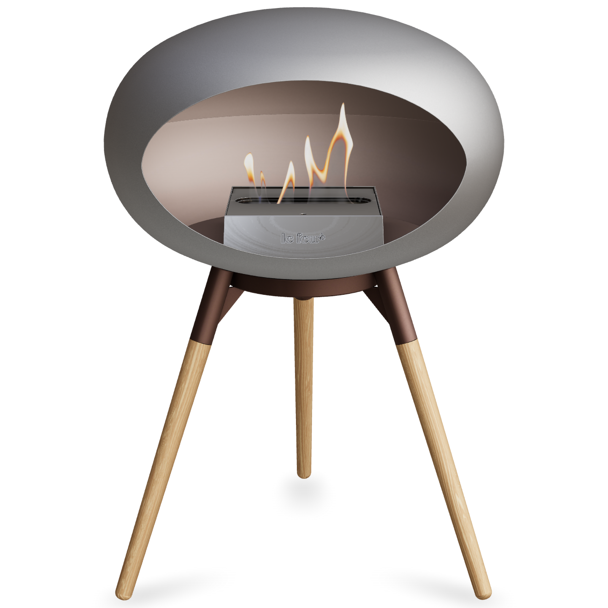 Ground Wood Low Nickel Bio Fireplace