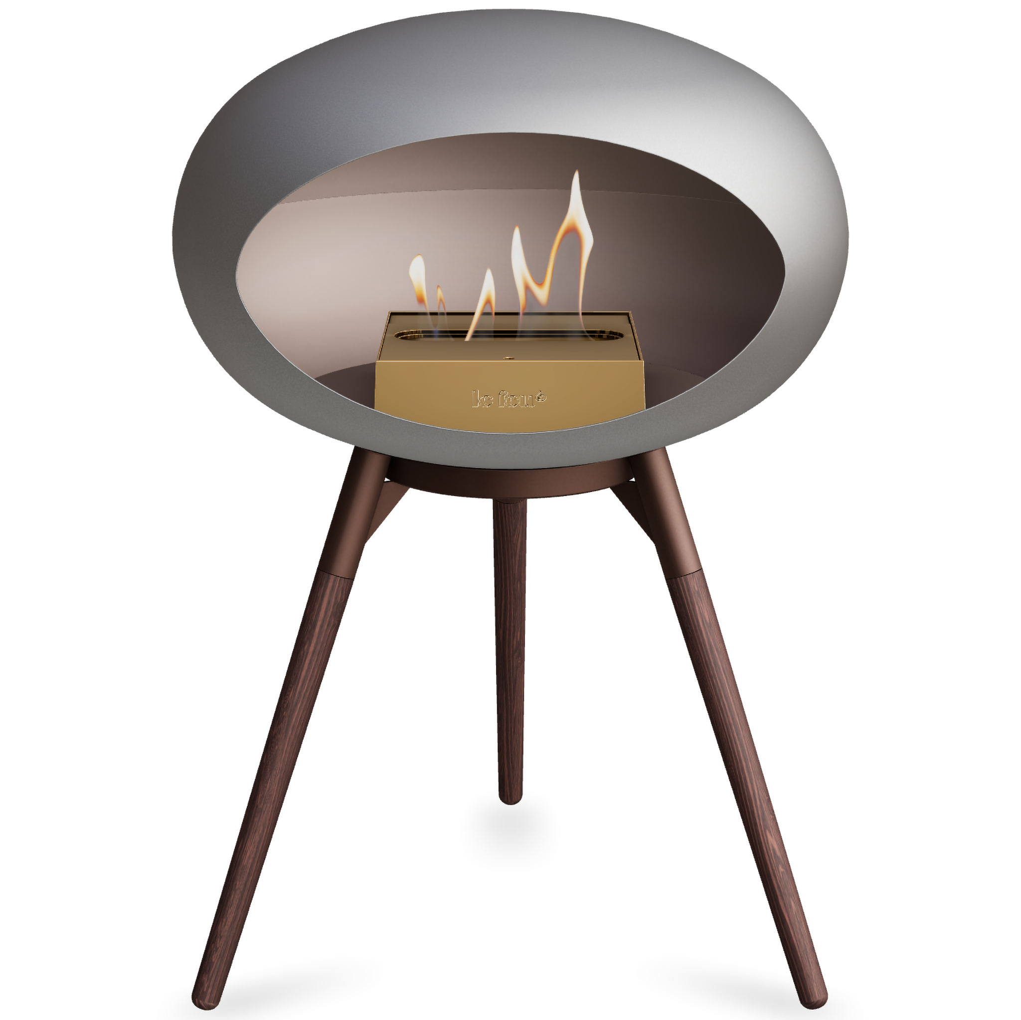 Ground Wood Low Nickel Bio Fireplace