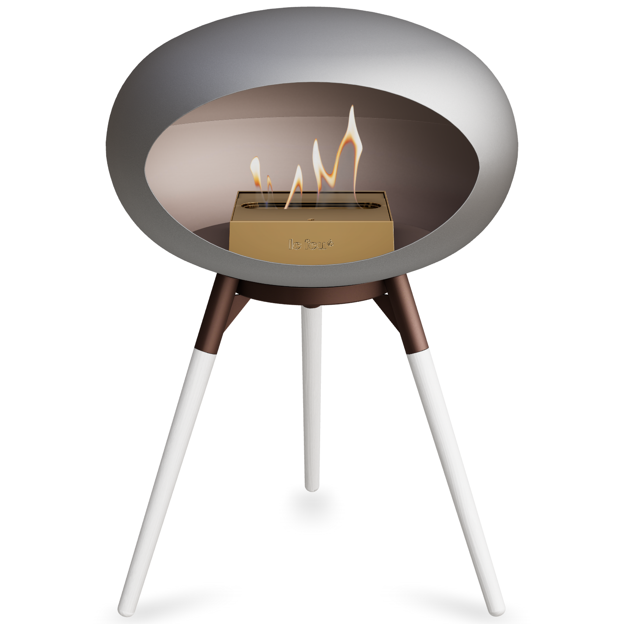 Ground Wood Low Nickel Bio Fireplace