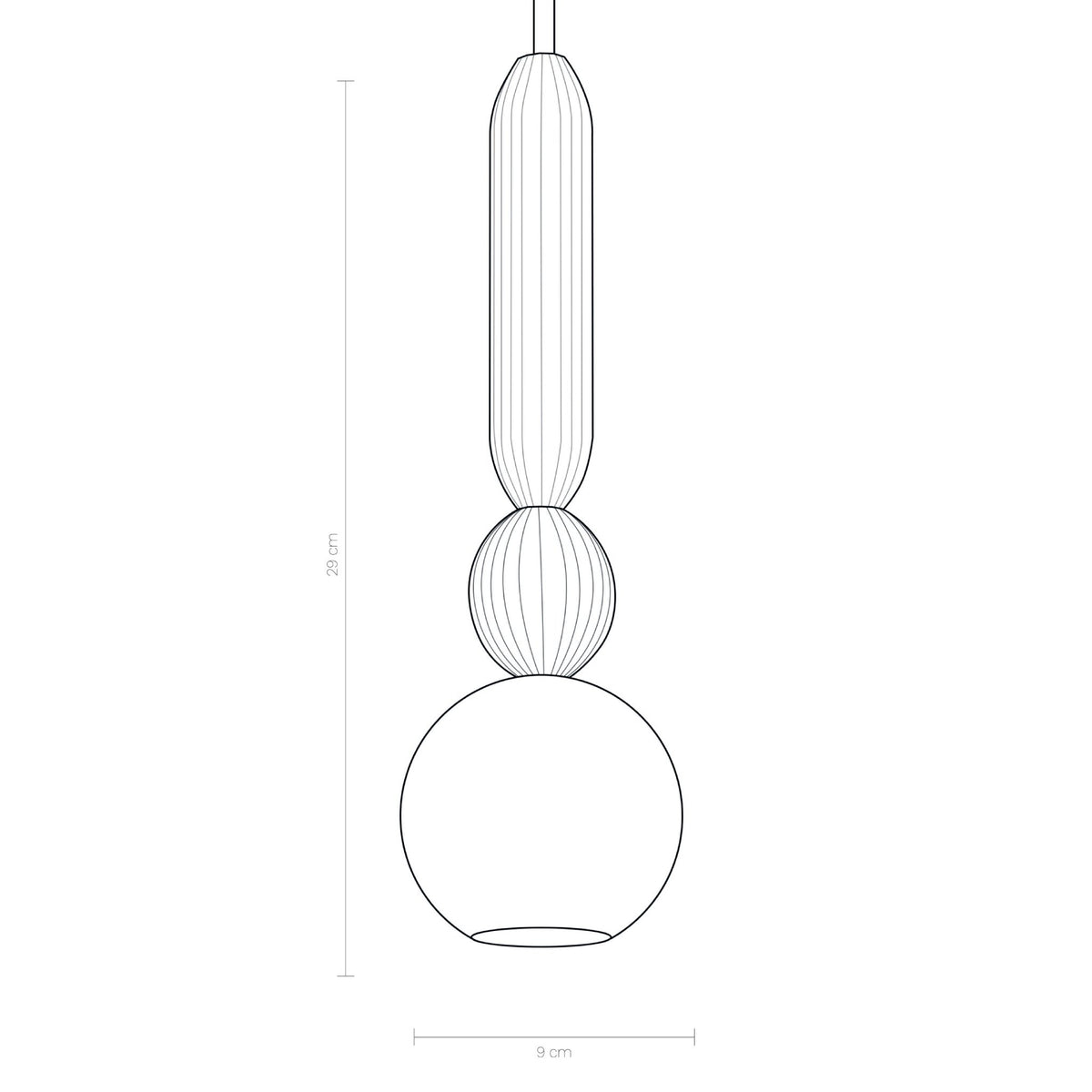 Bosca Velvet Pendant Lamp