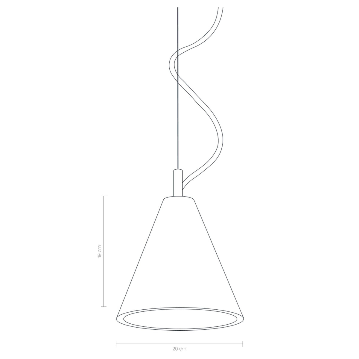 Kobe 1 Concrete Pendant Lamp