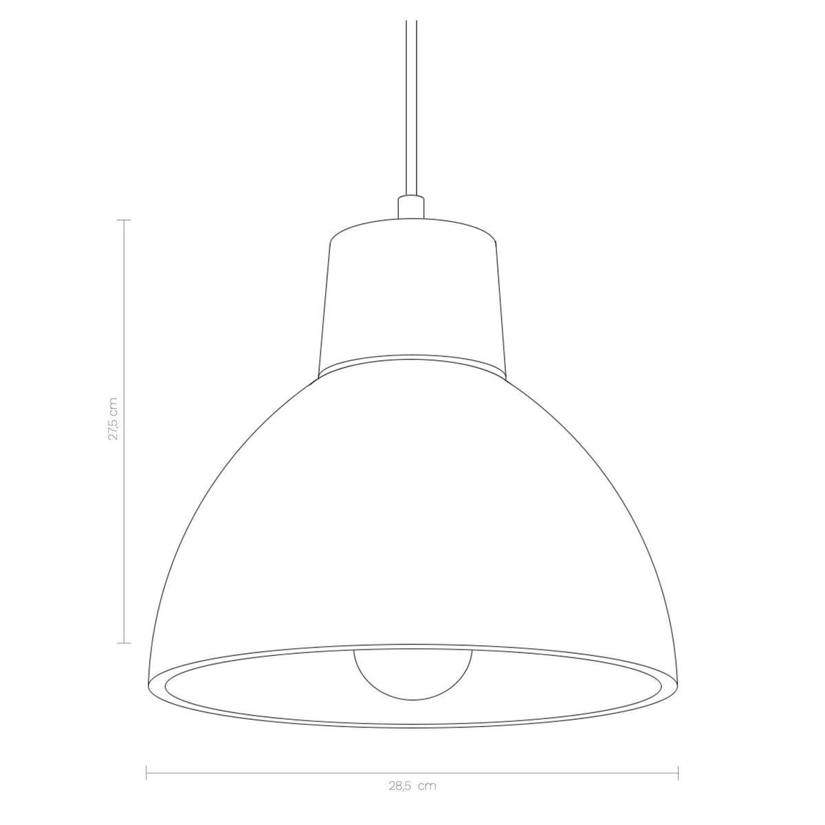 Korta 1 Concrete Pendant Lamp