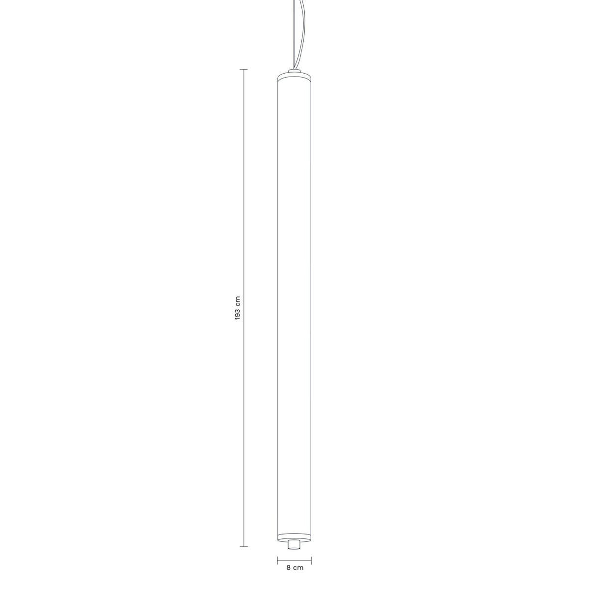 Longa Vertical Pendant Lamp