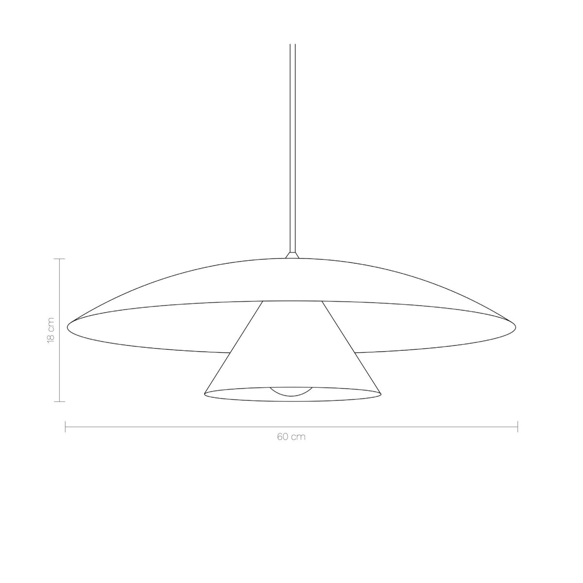 Olemi Slight Velvet Pendant Lamp
