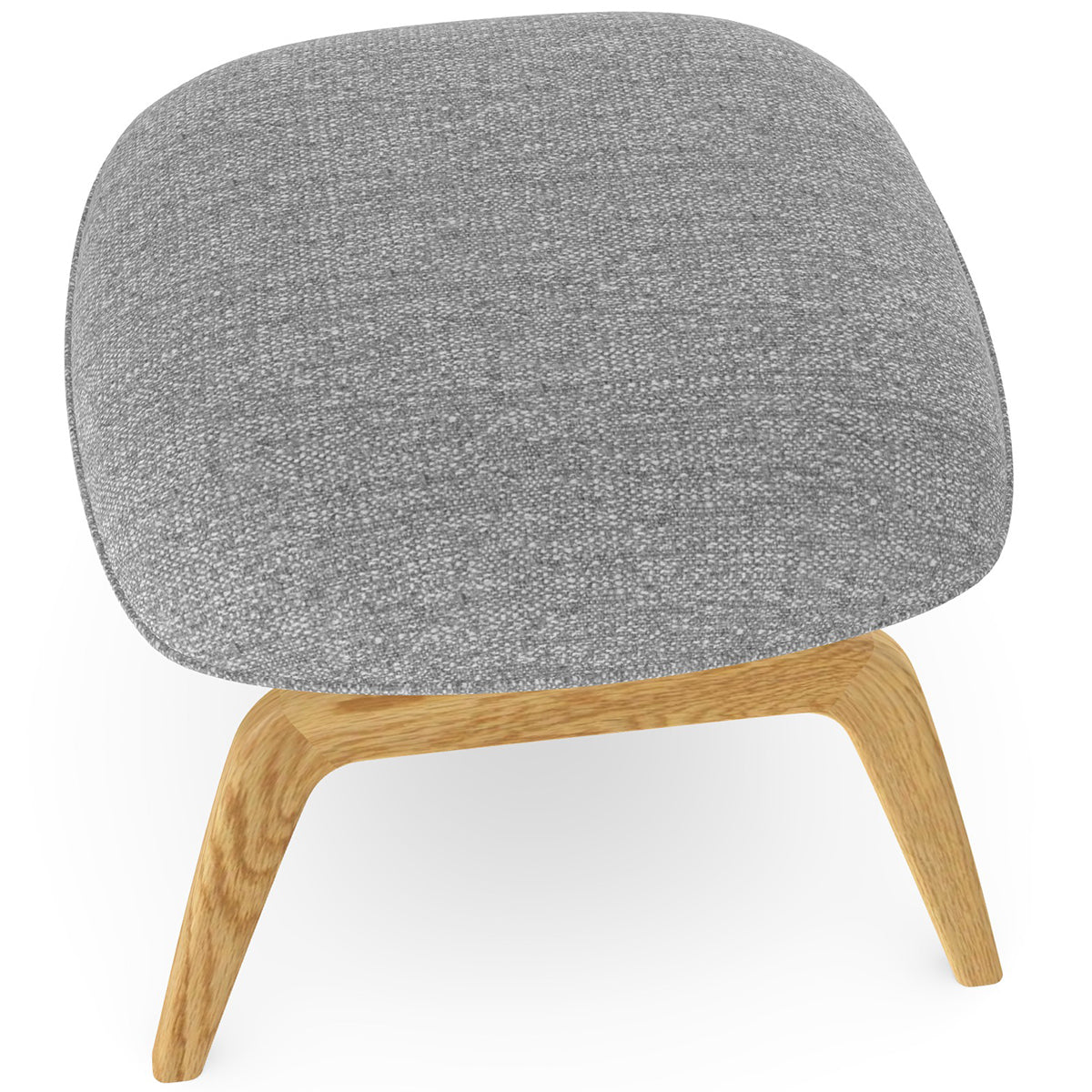 Aba Footrest with Wooden Legs